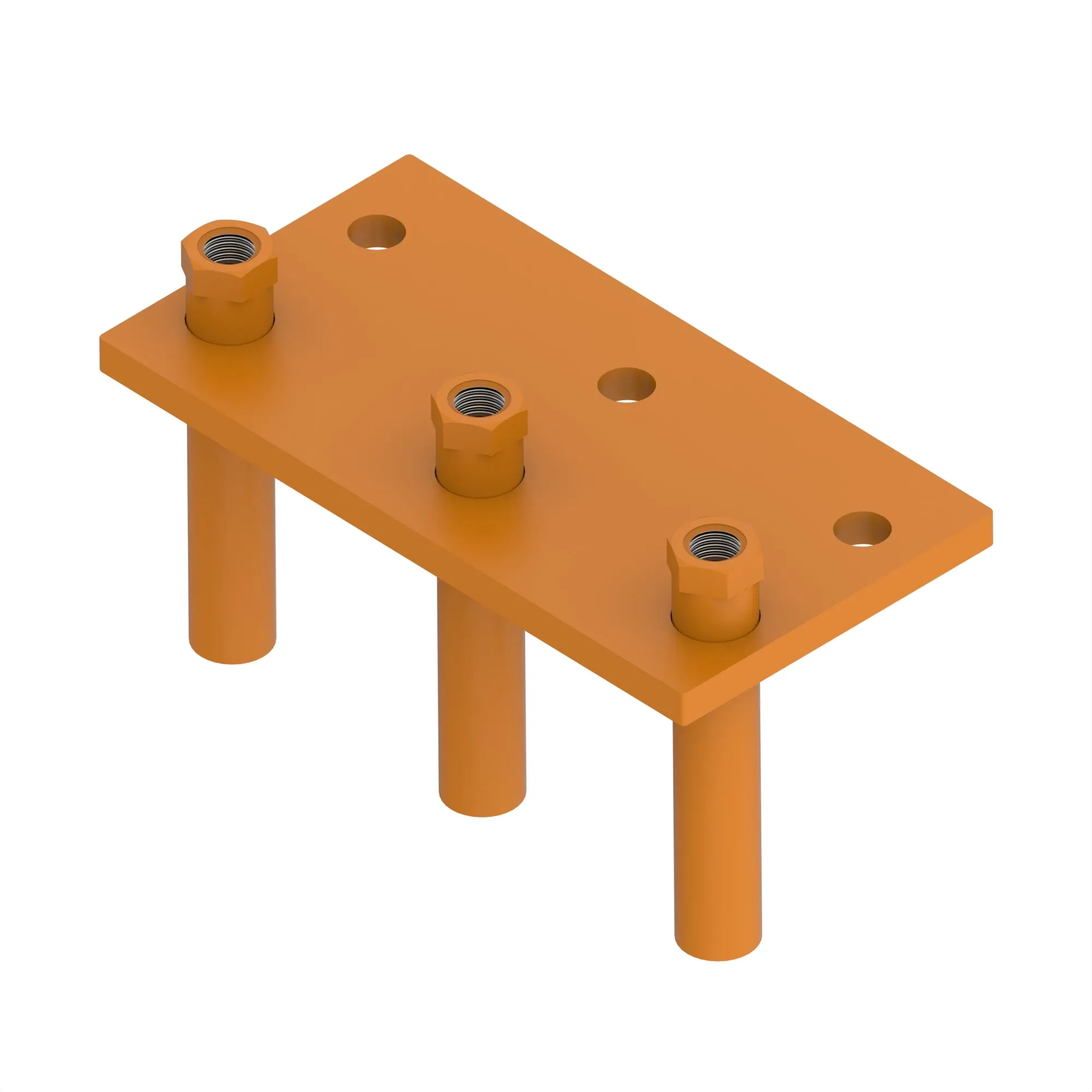 John Deere Rubber Clamp Support Bracket - AT496020