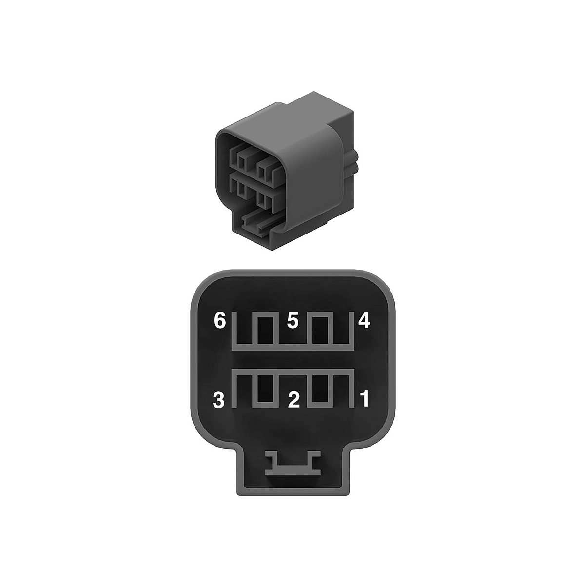Conn Thb 2.2 6W Fs Blk Plstc