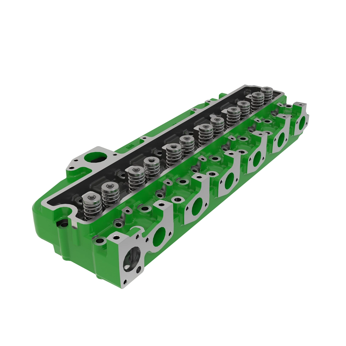 John Deere Reman REMAN Cylinder Head with Valves, 6.8 Liter - SE501581
