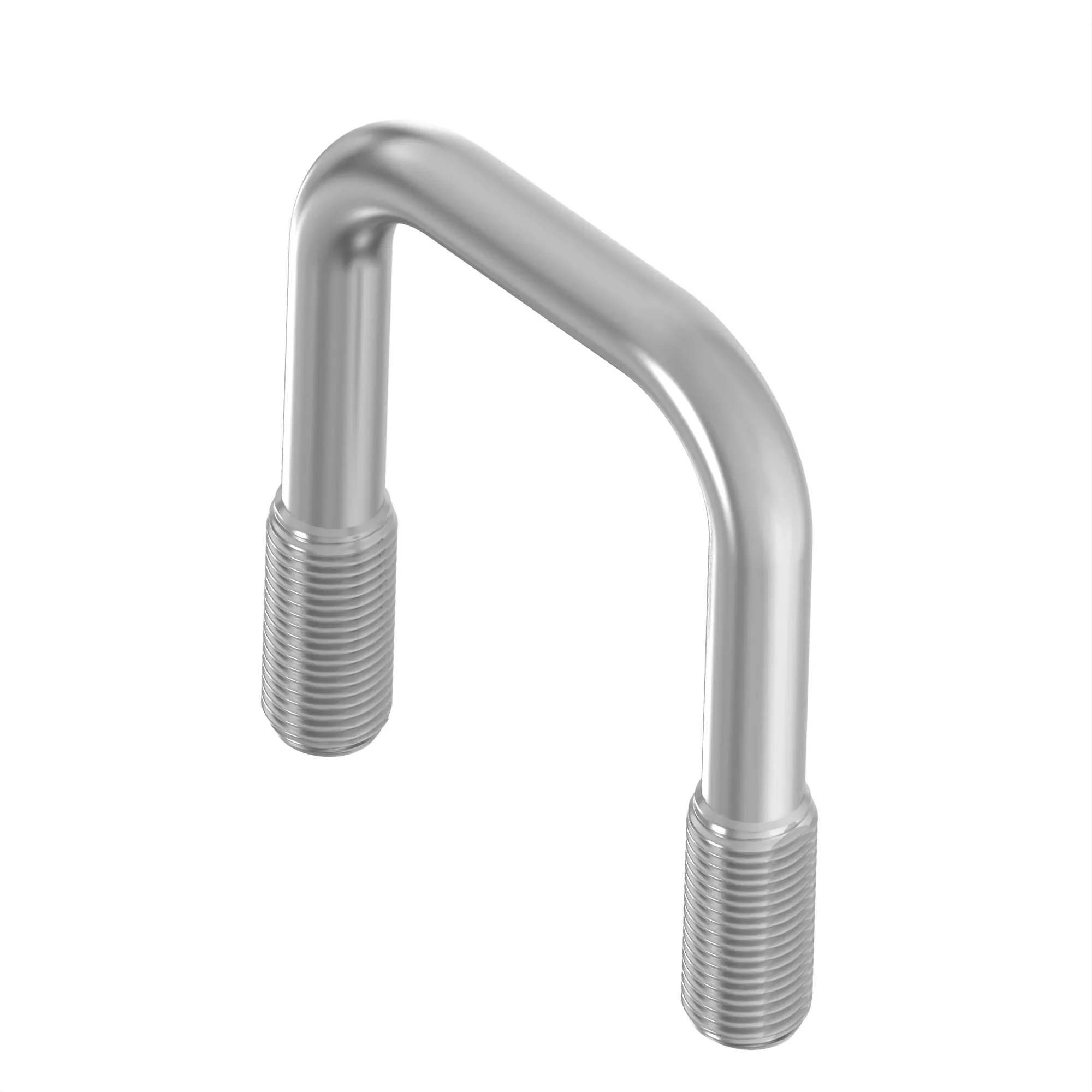 U-BOLT, M12 X 75, 2" SQ TUBE, ZN