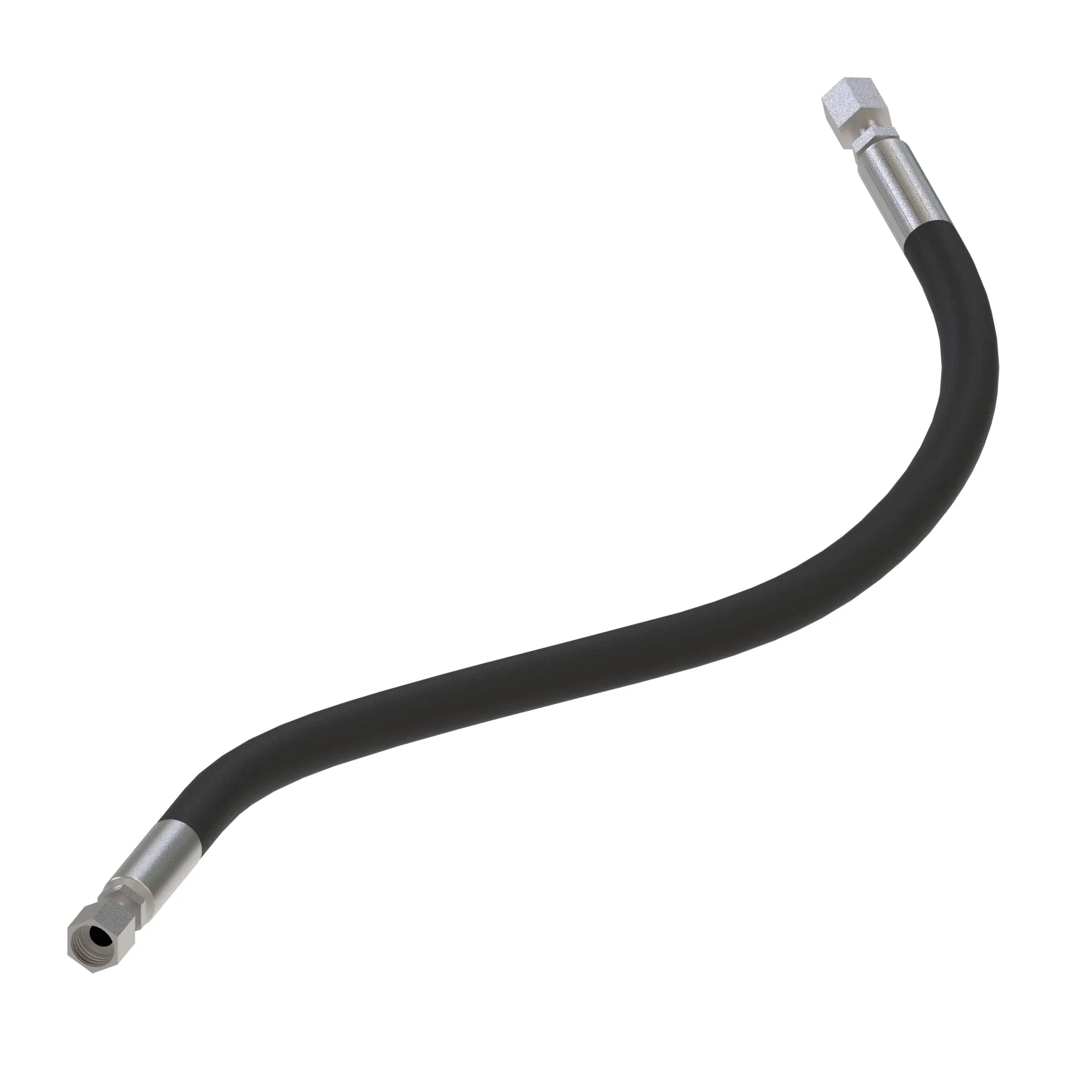 John Deere Front Differential Lock Hydraulic Hose - AT435835
