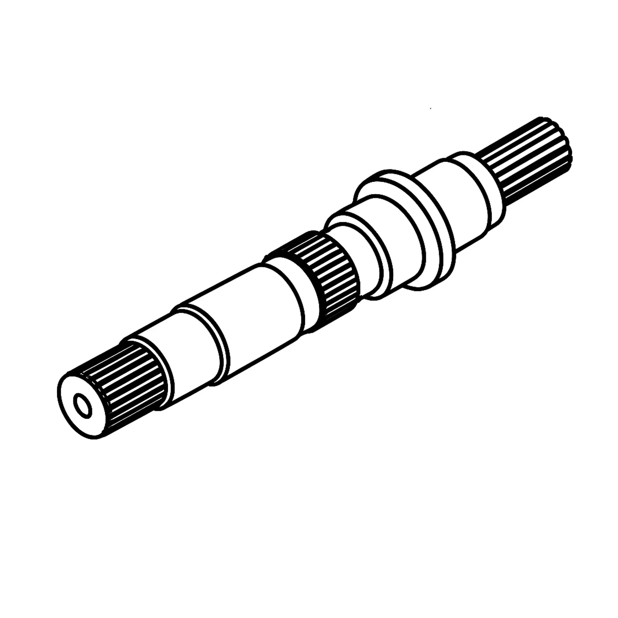 John Deere Hydraulic Pump Driveshaft - T158343