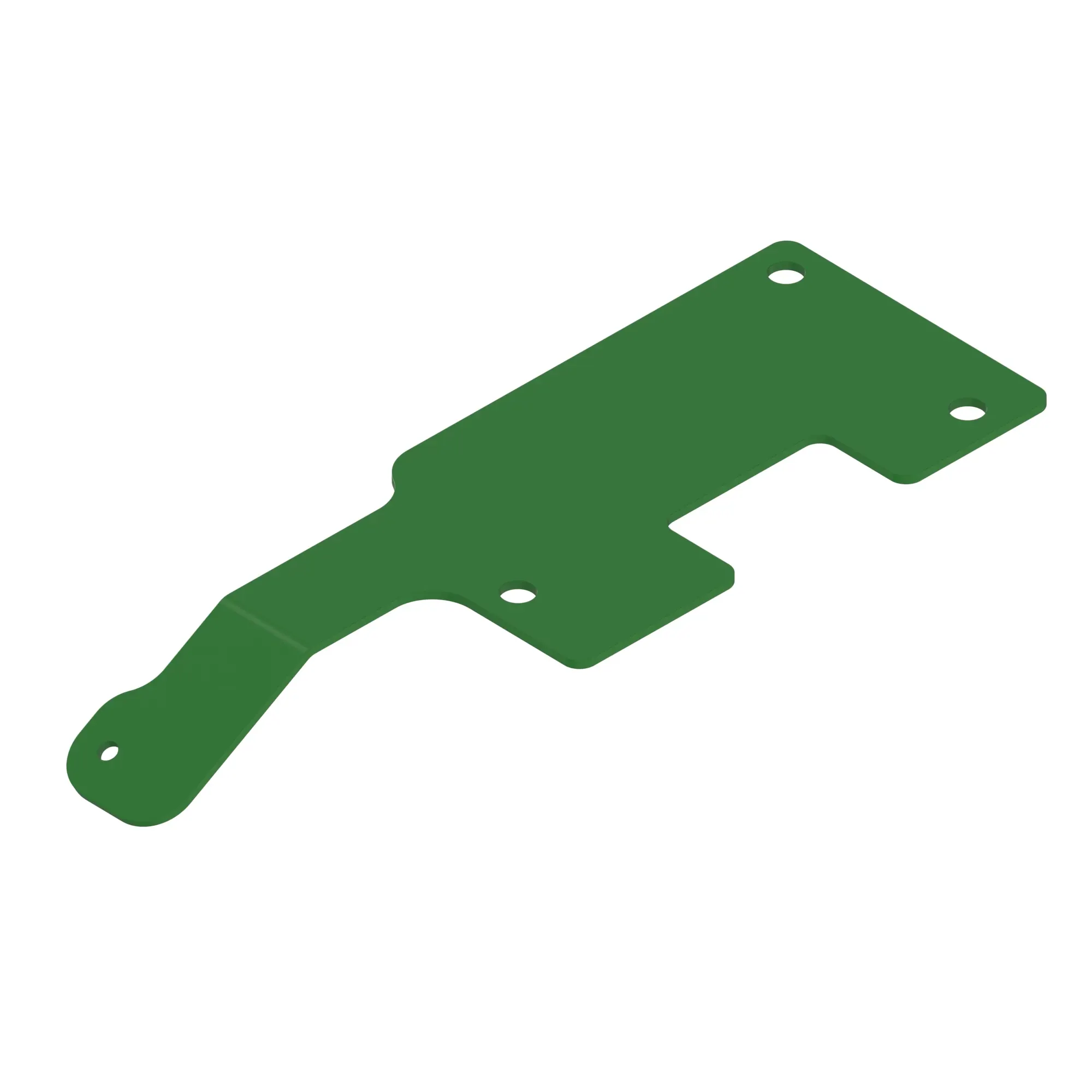 John Deere Engine Power Line Routing Left Side Bracket - SU31717