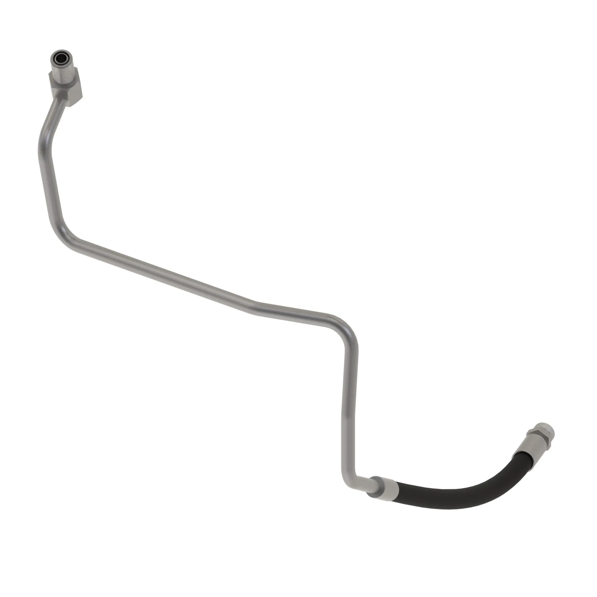 John Deere Fan Drive Case Drain Oil Line - TA35053