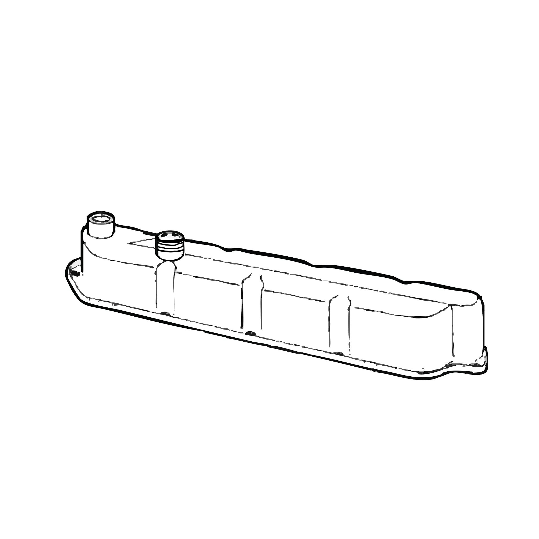John Deere Engine Cylinder Head Valve Cover, 3 Cylinder - AR71934