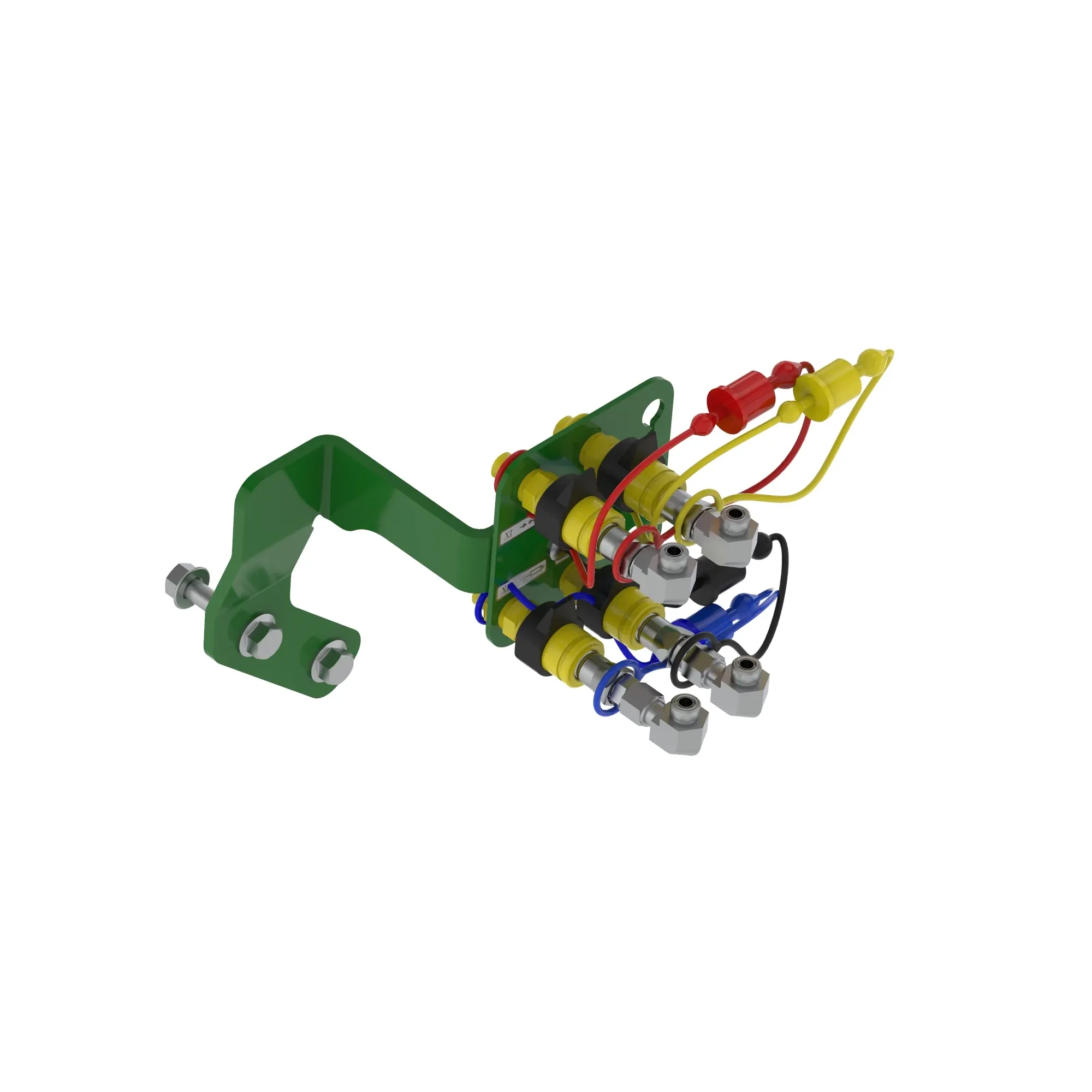 John Deere Two Function Mid-Mount Hydraulic Quick-Coupler Attachment - BW16959