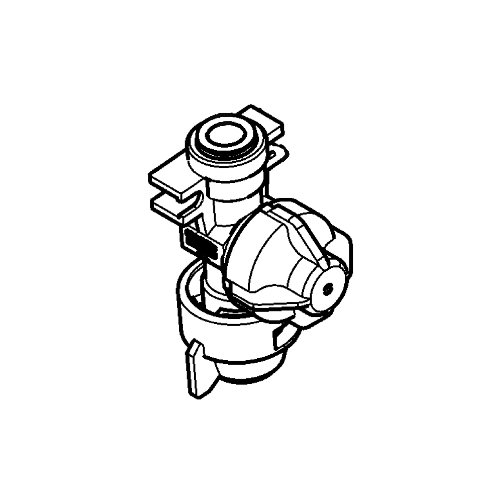 John Deere Hagie Push to Connect Nozzle, 3/8OD - 5HG500334