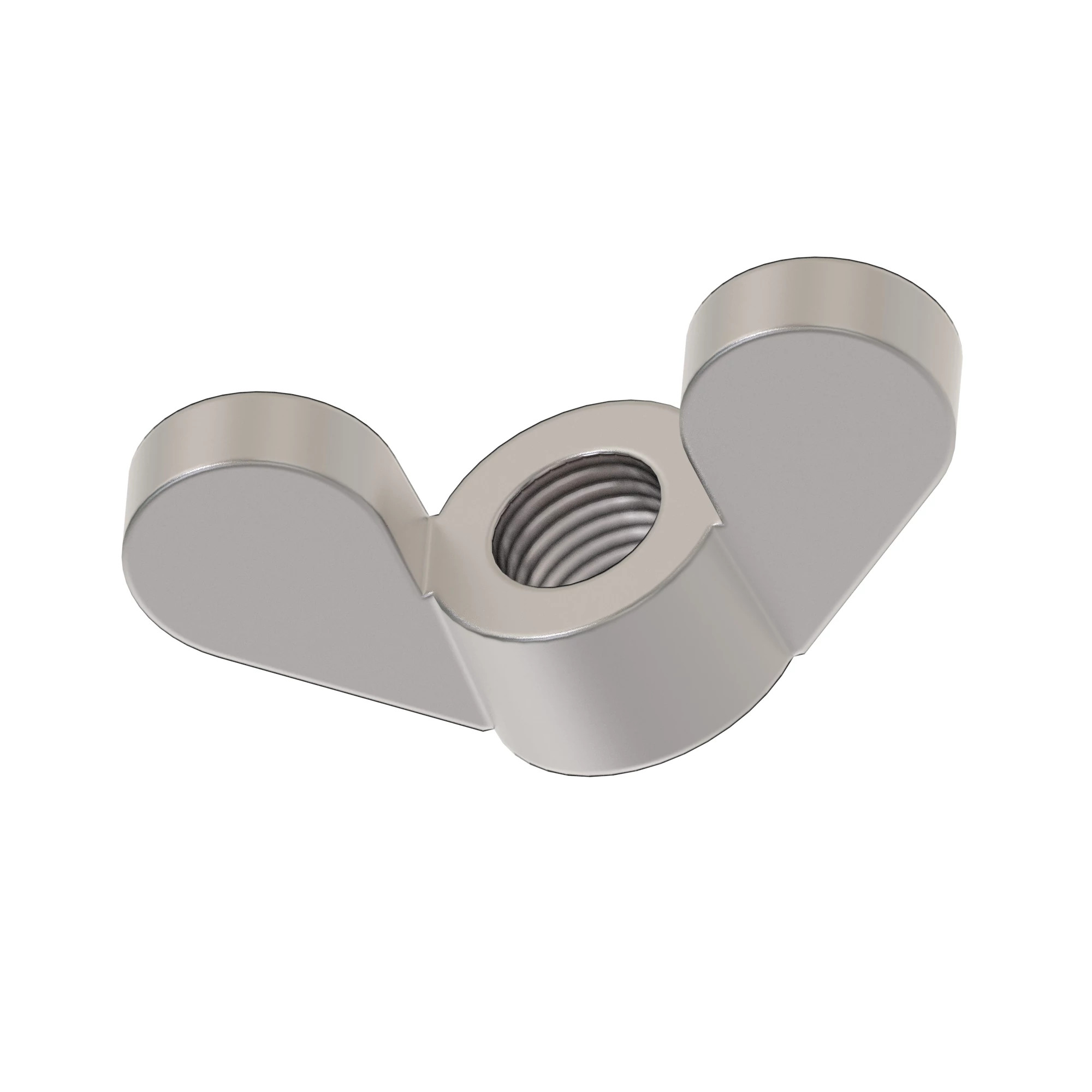 NUT, WING W/ELASTIC STOP