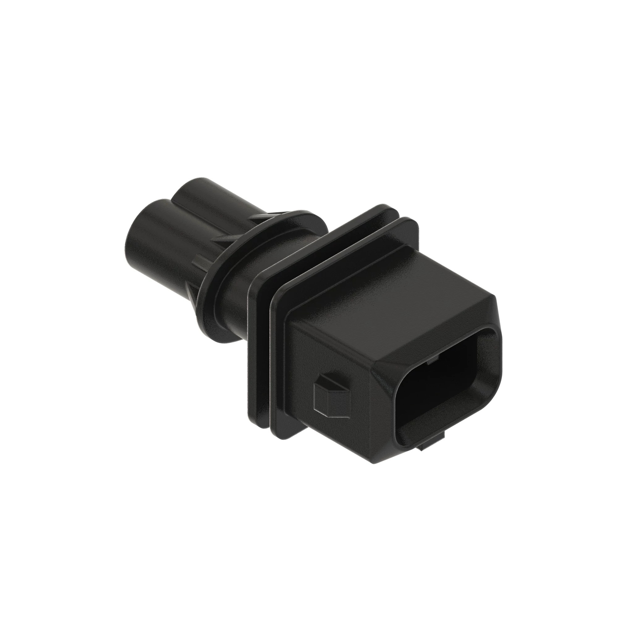 TYCO 2WAY TAB MALE 2.8MM BLK PBT