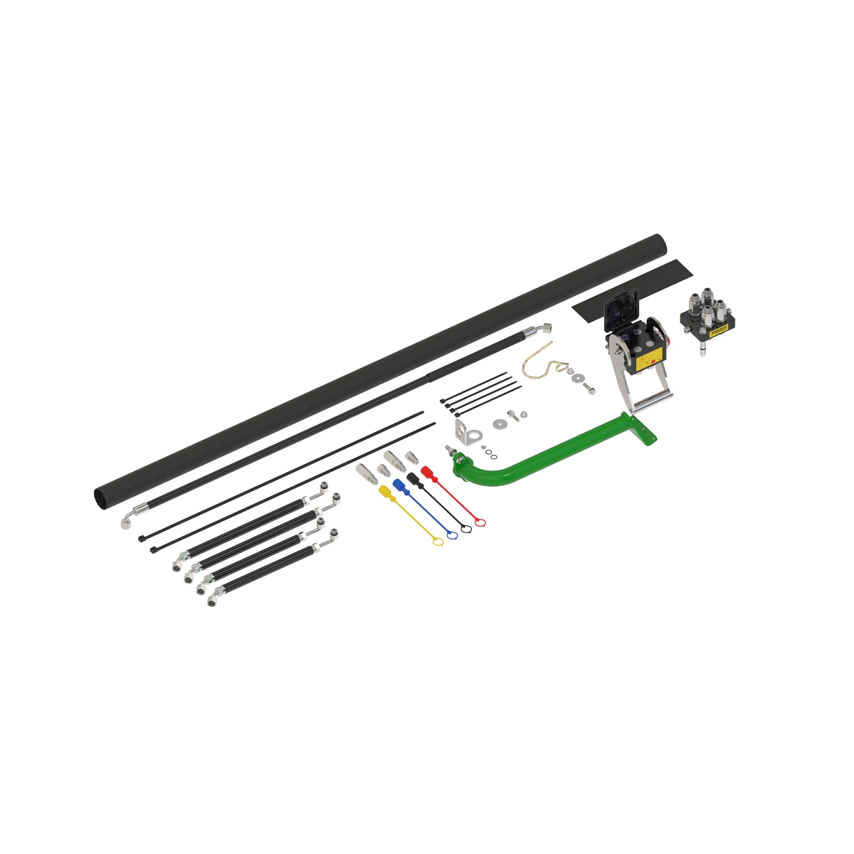 John Deere Single Point Hydraulic Hose Connector Attachment - BXX10542