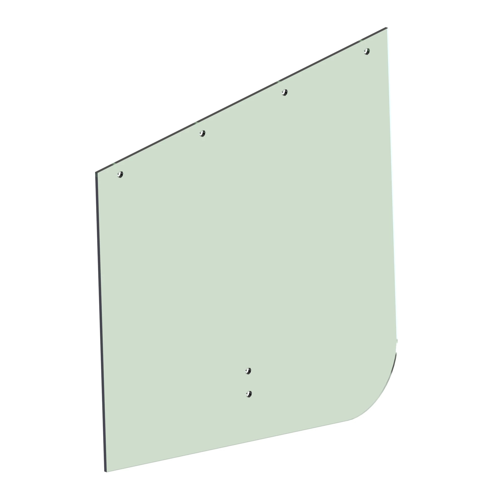 WINDOWPANE, GLASS-RH UPPER FRONT