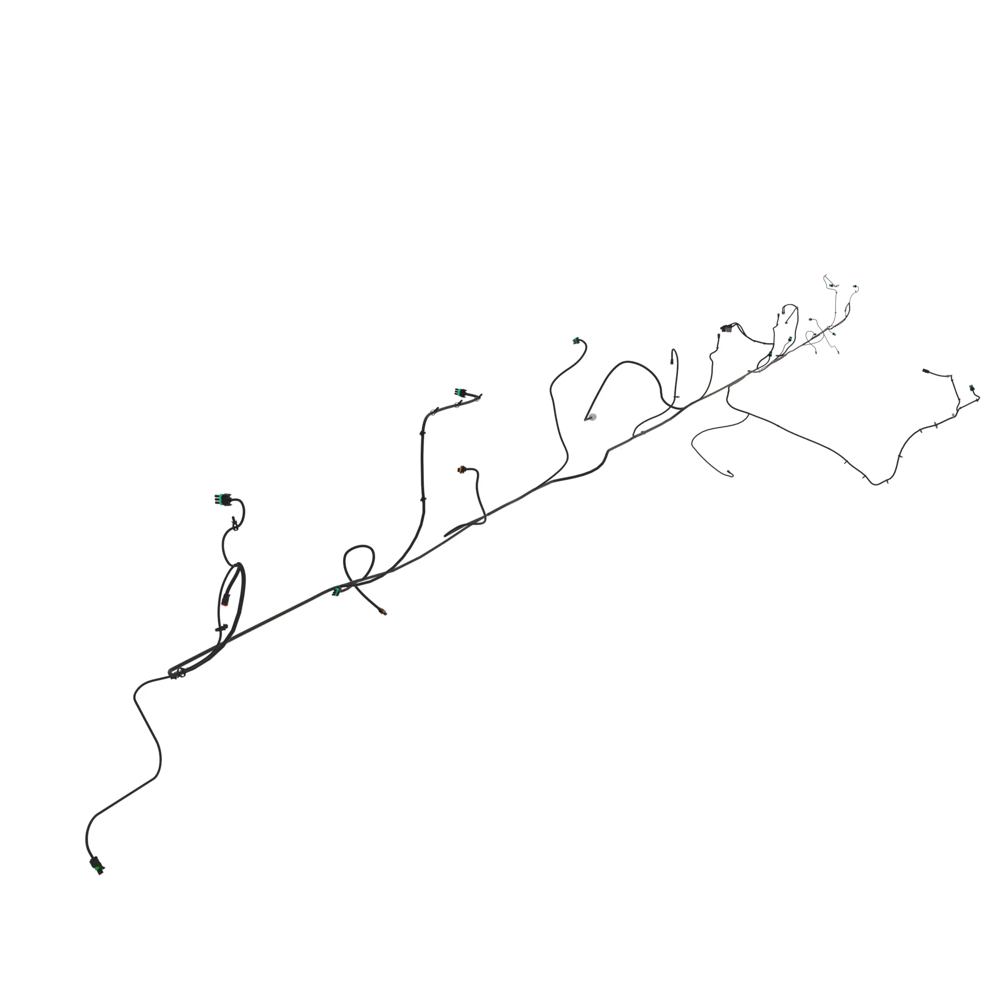 45'  Flex Draper header harness 
with additional 4th Cane Sensor