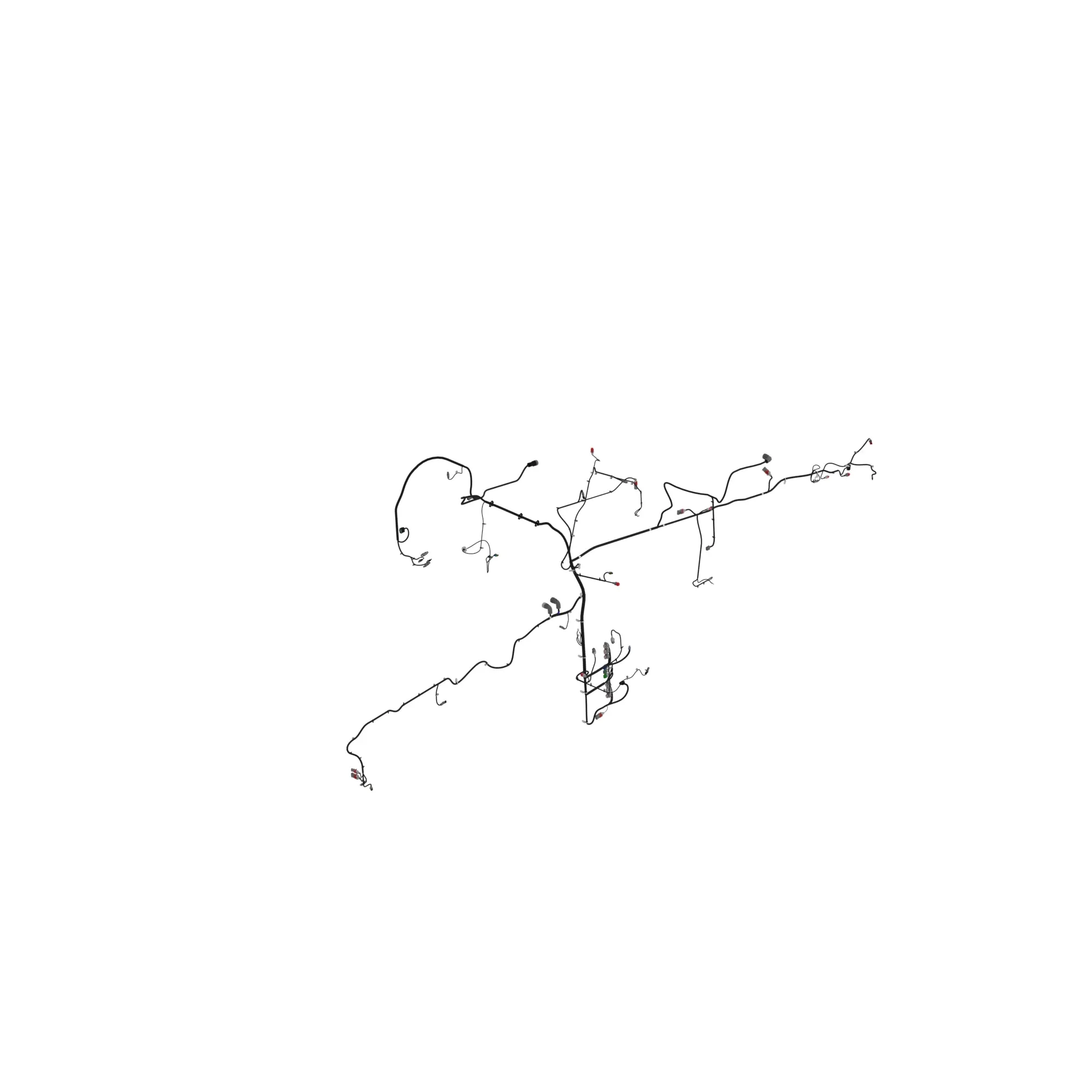 John Deere Right Side Chassis Main Wiring Harness - AXE68837