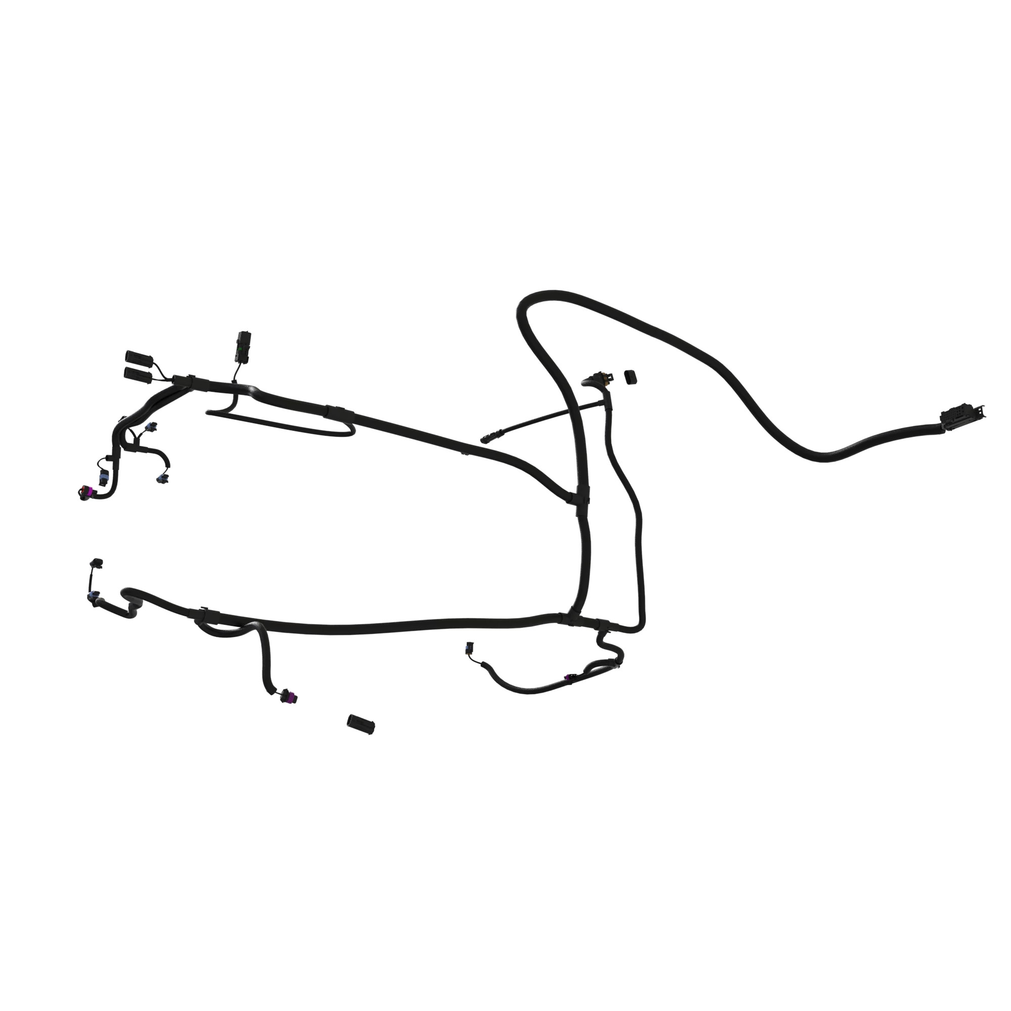 John Deere Transmission Front EPQT Wiring Harness - AL175641