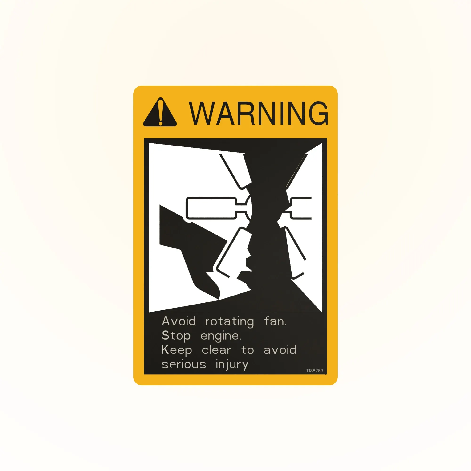 John Deere Warning Label - T188283