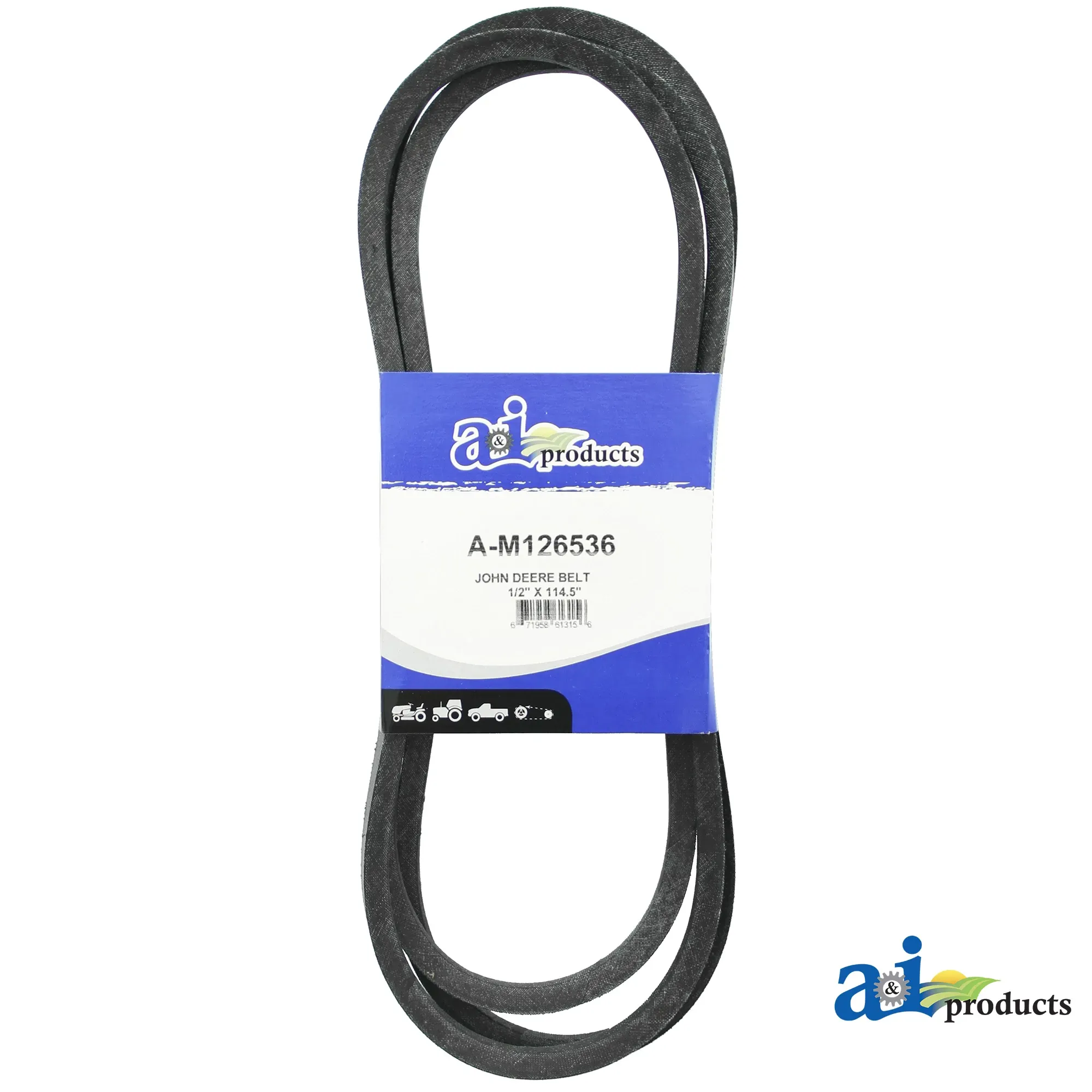 A&I Products Mower Deck Drive V-Belt, Effective Length 2901.9 mm (114.2 inch) - A-M126536