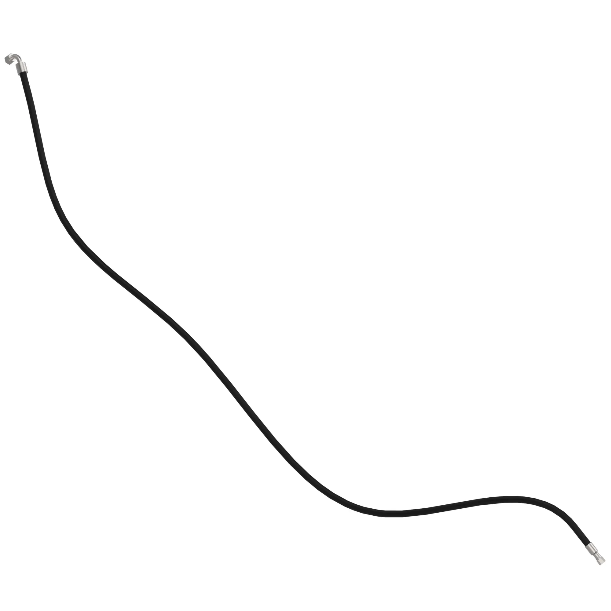 John Deere Brake Valve G3 to Brake Pedal Points Hydraulic Hose - F684061