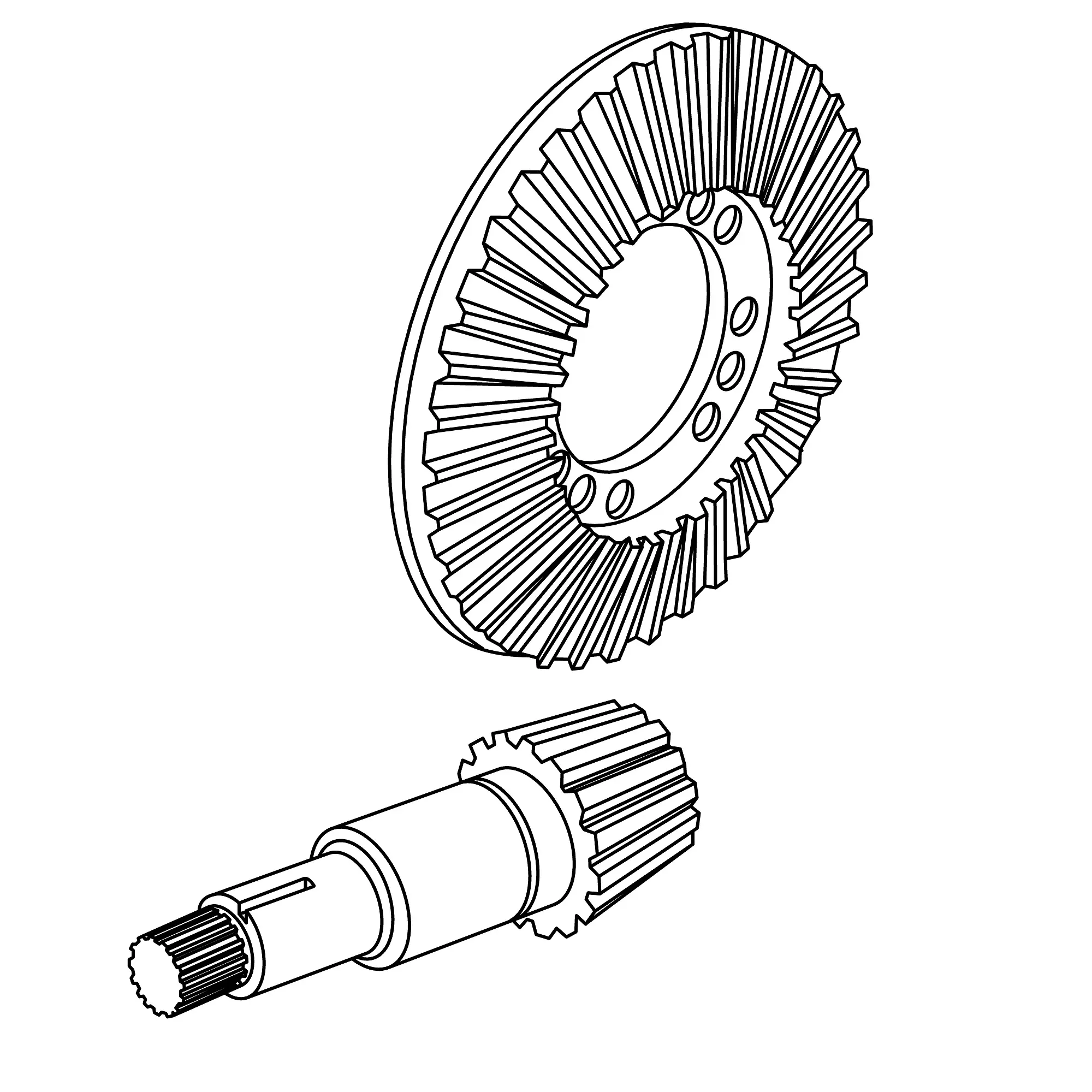 John Deere Bevel Set Gear - AZ57216