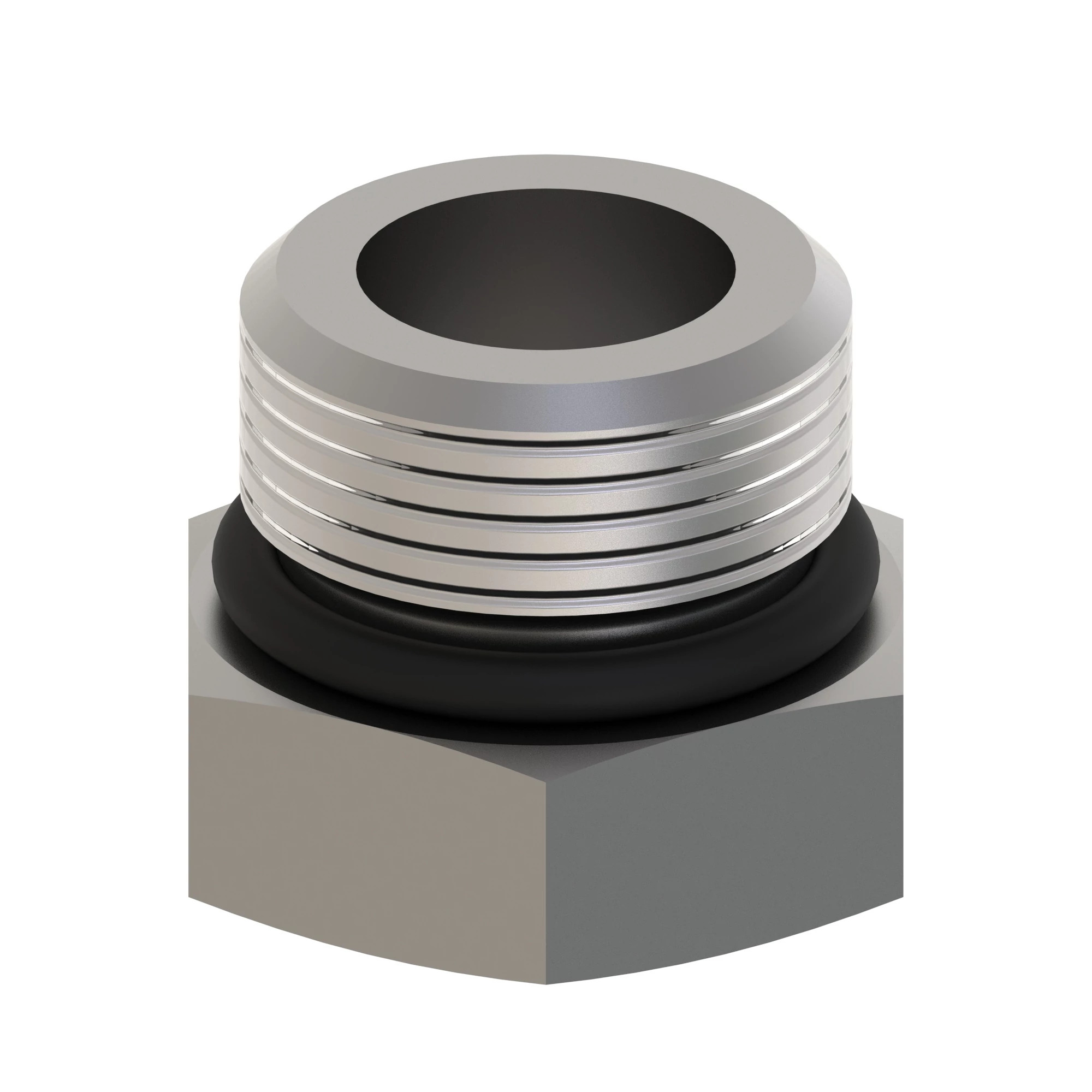 FITTING PLUG, 3/4-16 UNF-2A, 45 DEG
