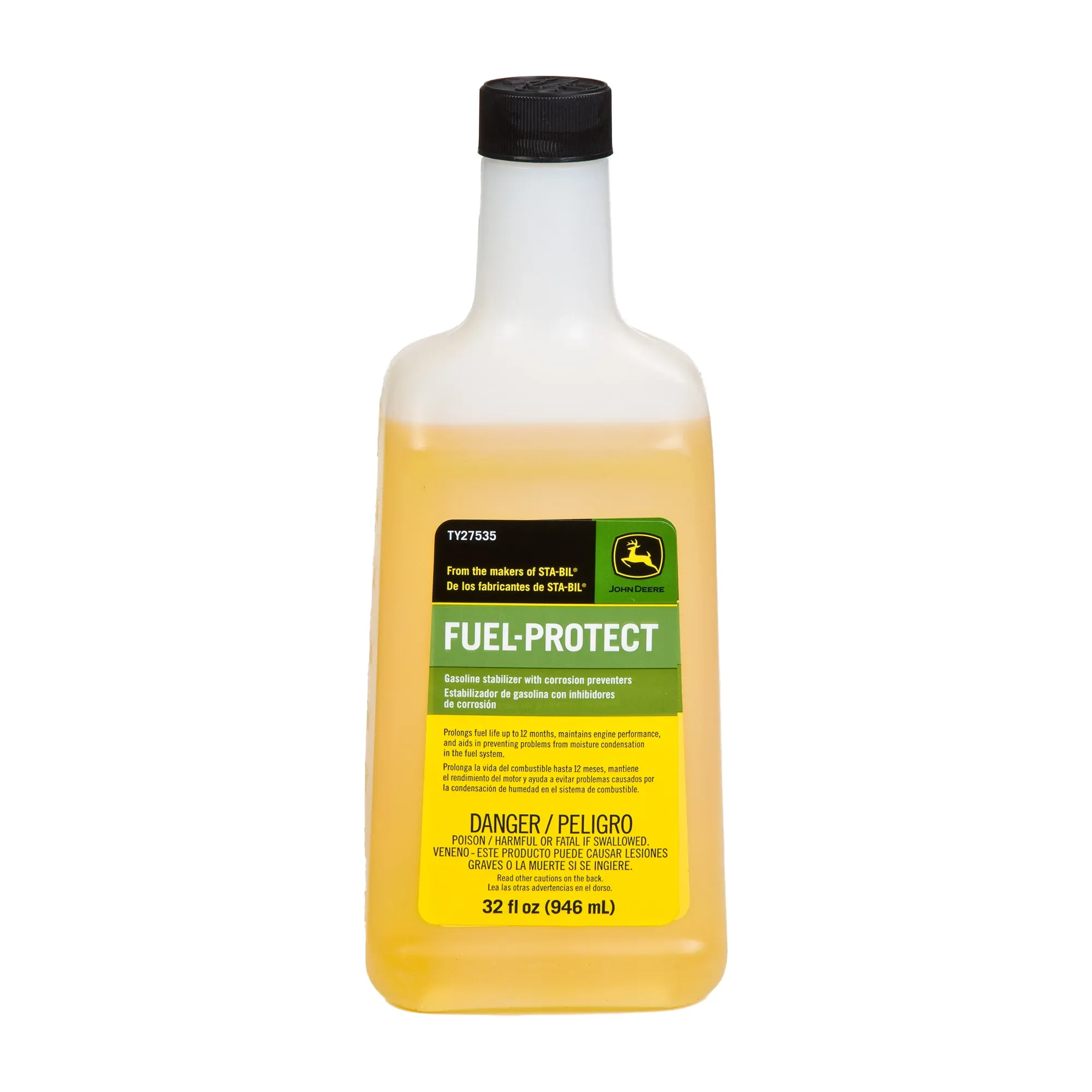John Deere Gasoline Storage Stabilizer, Fuel-Protect™, 946 ml (32 Fluid Oz) - TY27535