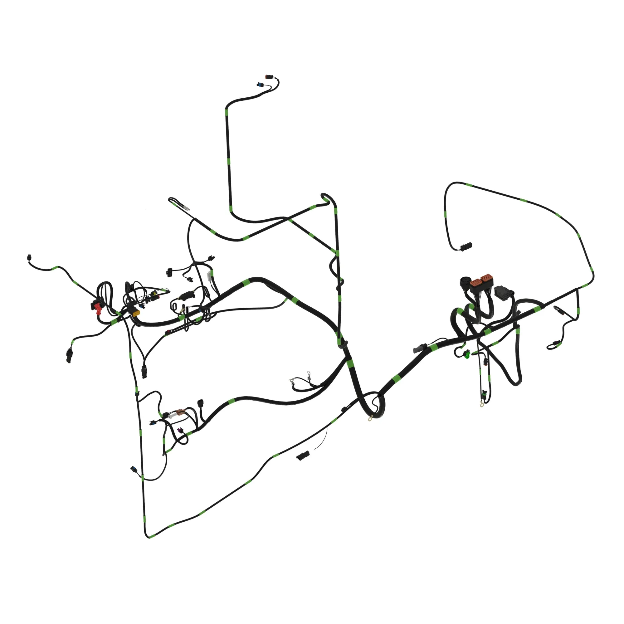 John Deere Engine Frame Harness with Axle - AT556886