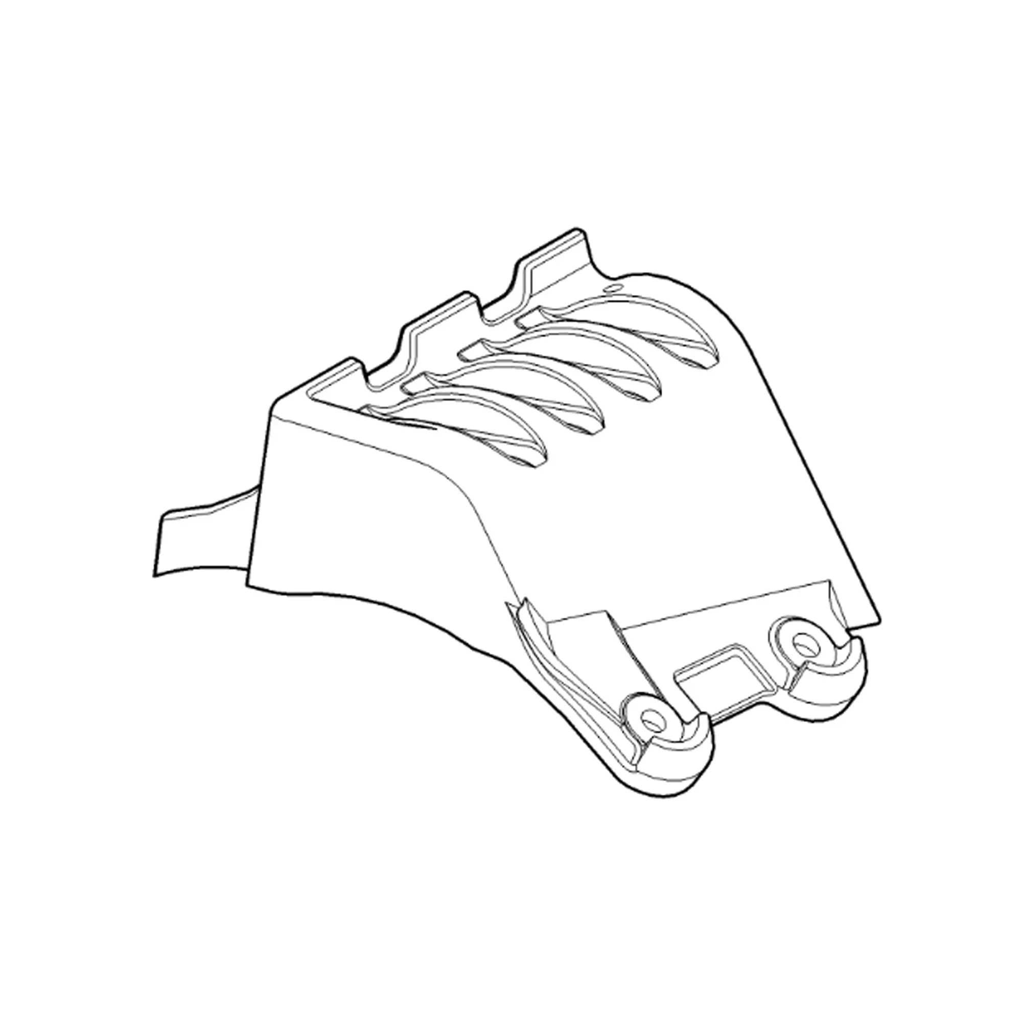 John Deere Standard-Wear Rifled Rice Threshing Separator Cone Kit - AH219767