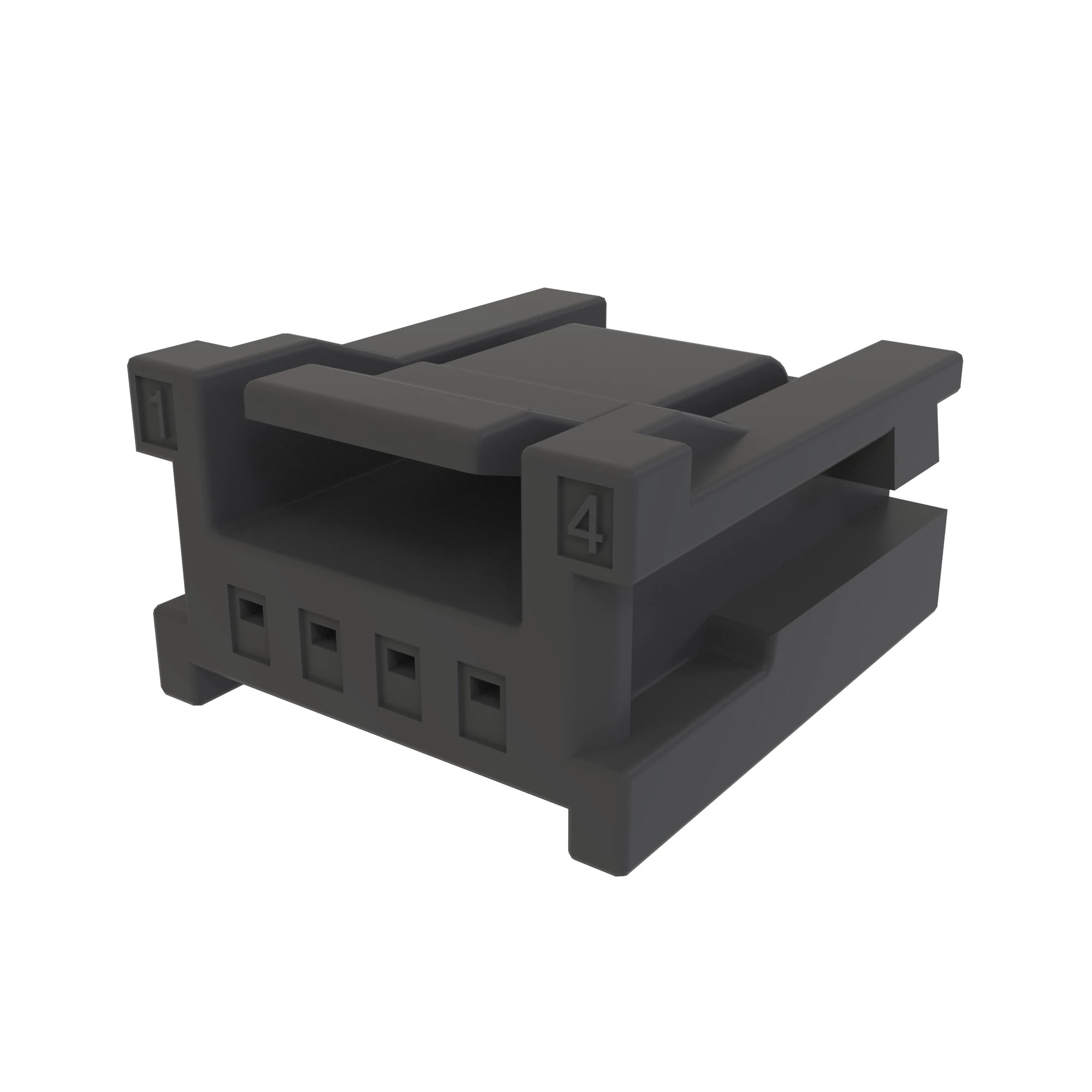 CONN MOLEX MINI50 4W F BLK PLSTC