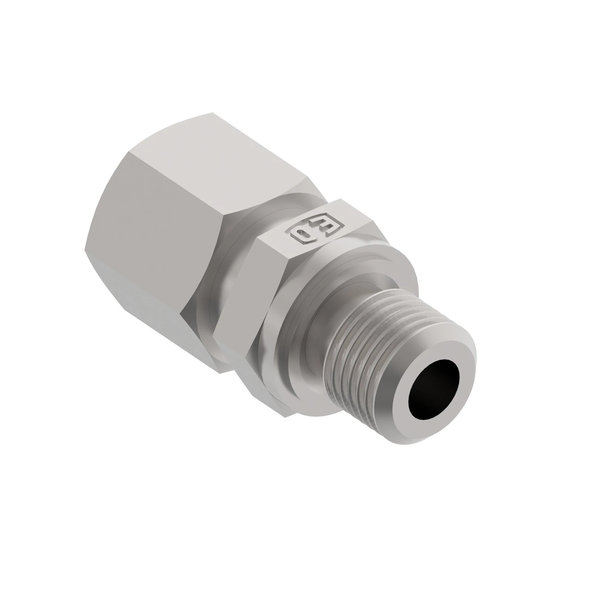 FITTING, MALE STUD CONNECTOR ISO843