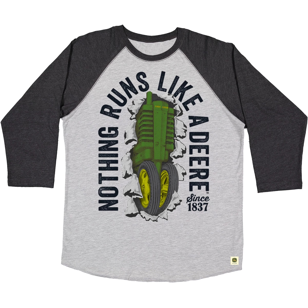 Do Good Today - Nothing Runs Like a Deere Raglan T-Shirt
