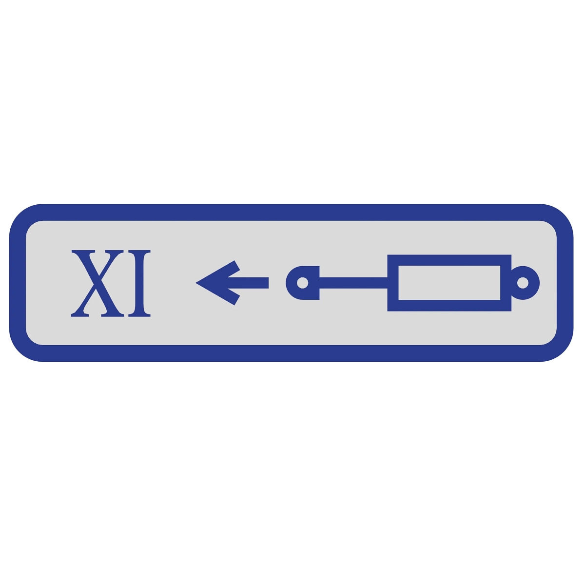 Label, Coupler Xi Outlet, Extend