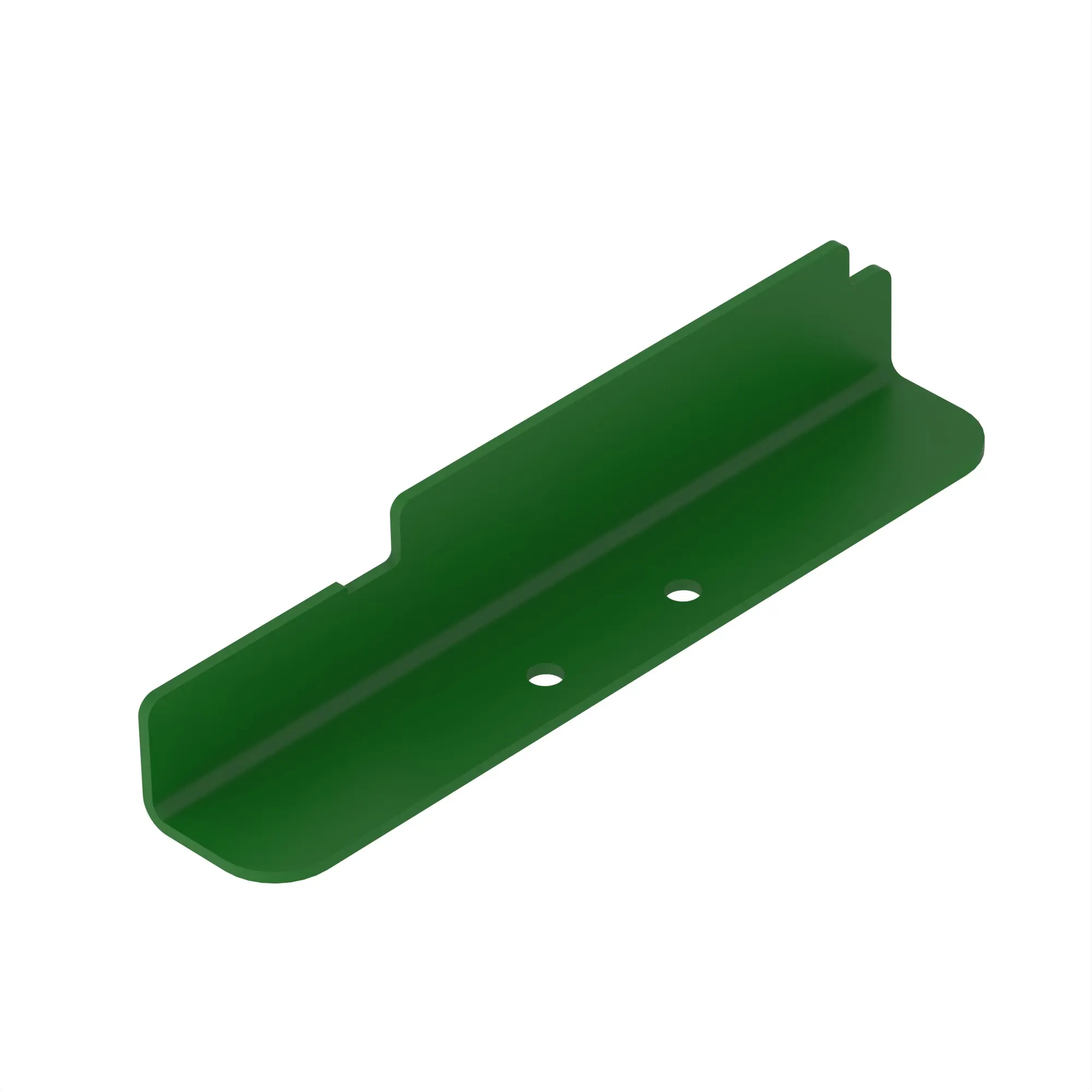 ANGLE, HITCH BRACKET, GREEN PAINTED