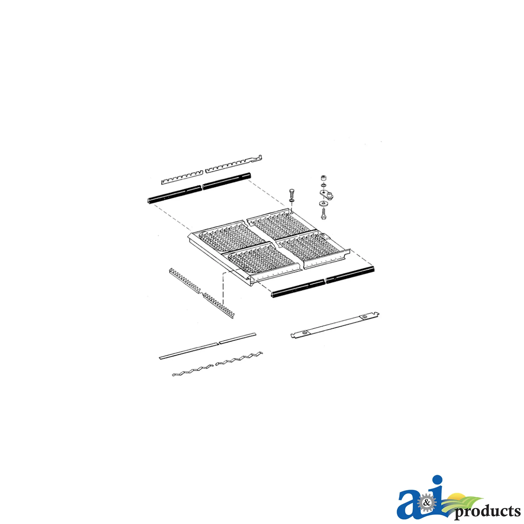 A&I Products Bottom Cleaning Shoe Sieve Bay - A-AH131217