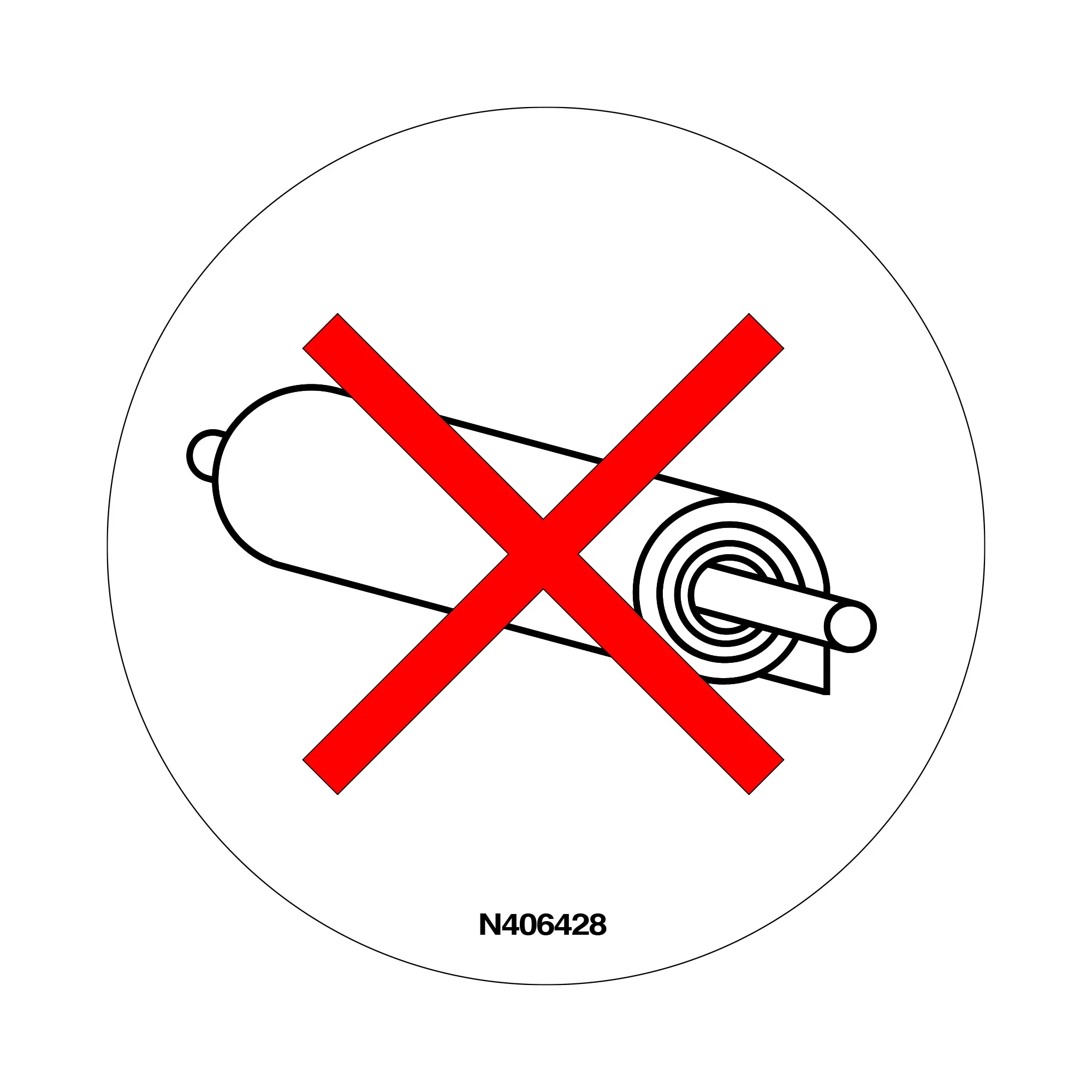 John Deere No Wrap Label - N406428