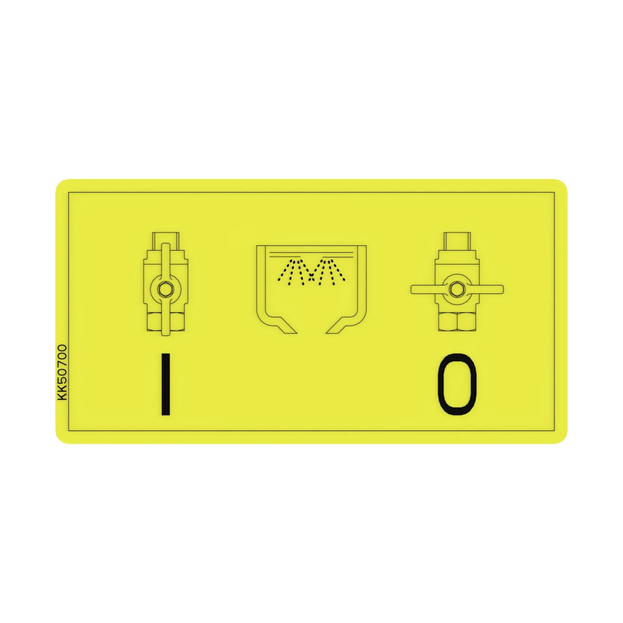 John Deere Caution Label Jacking - KK50700