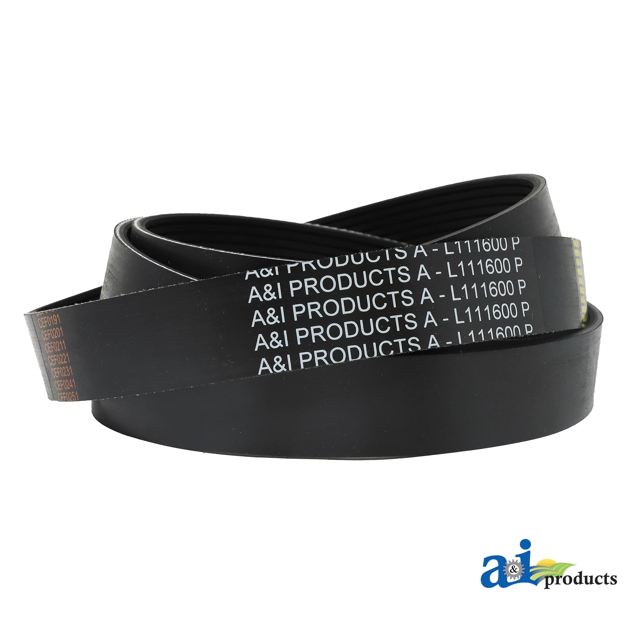 A&I Products PK Section Engine Auxiliary Drive V-Belt, Effective Length 2460 mm (96.9 inch) - A-L111600