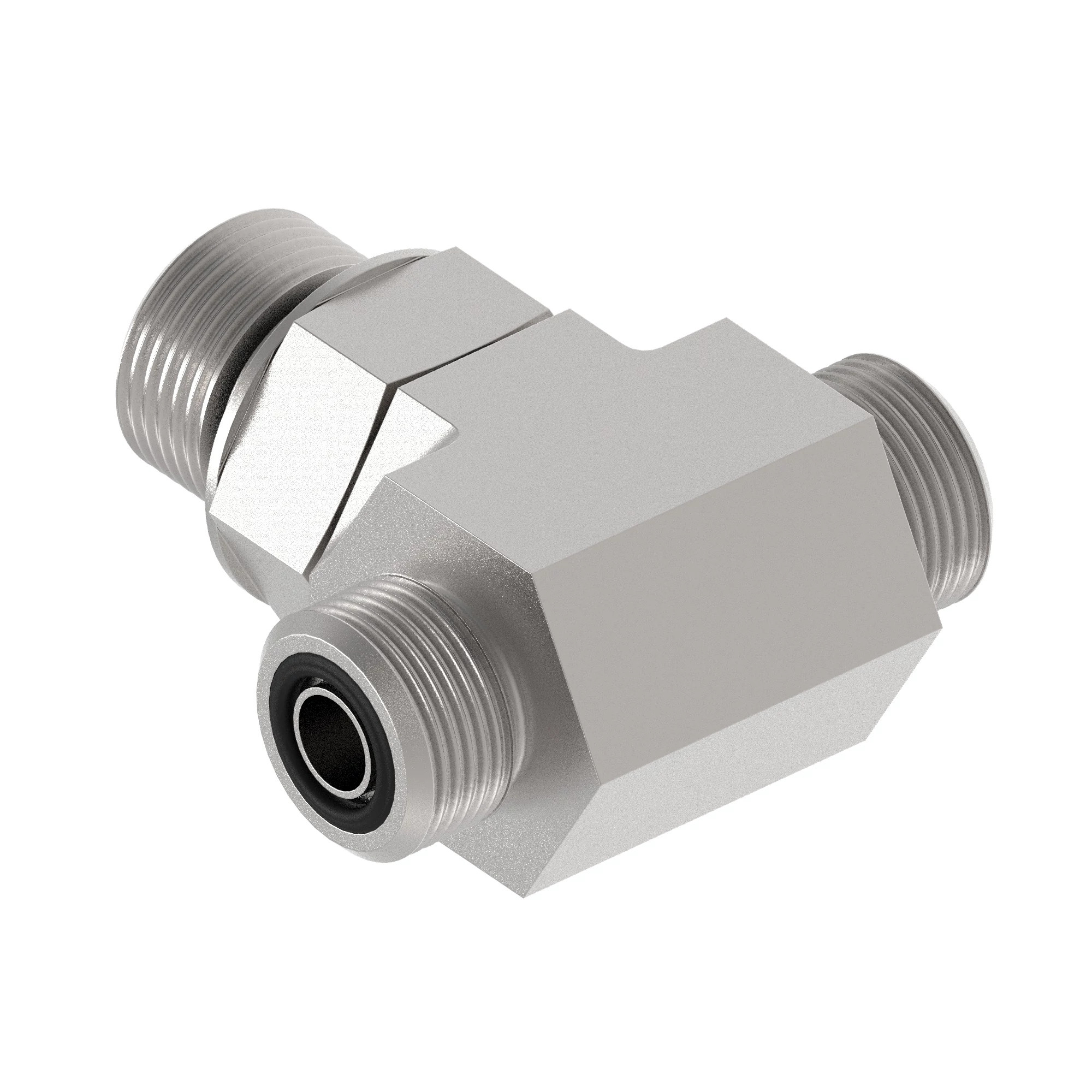 BRANCH TEE,FSF,S-RING WITH MET HEX