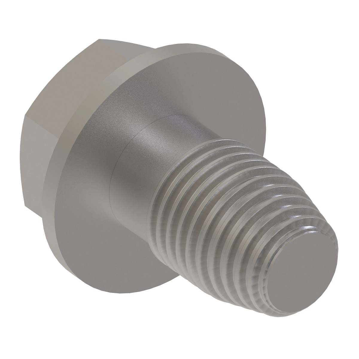 John Deere Hexagonal Flange Head Self-Tapping Screw, 0.19" X 3/8" - 37H147