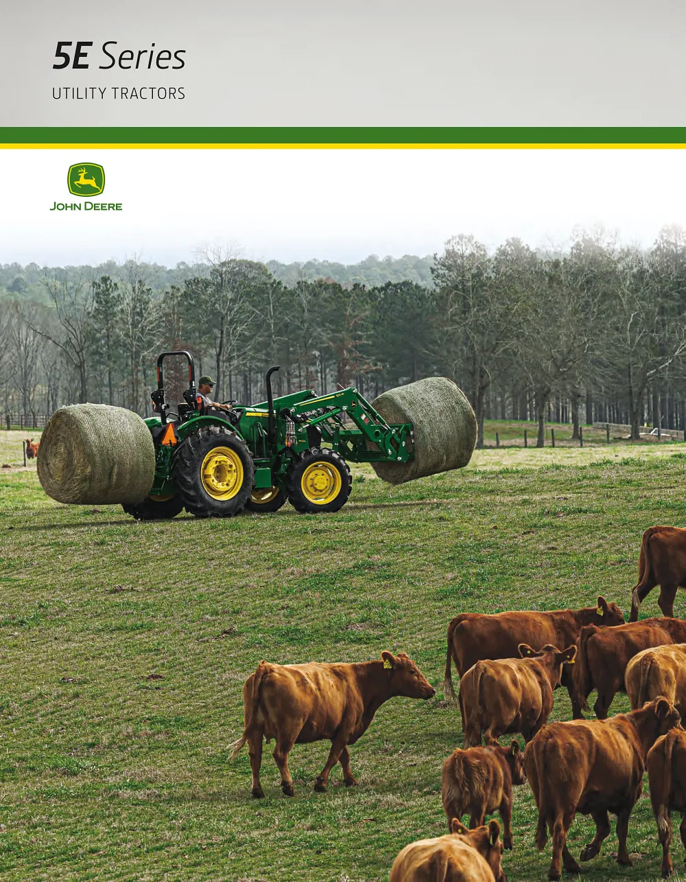 5E Utility Tractors - Choice & Confidence Product Brochure cover