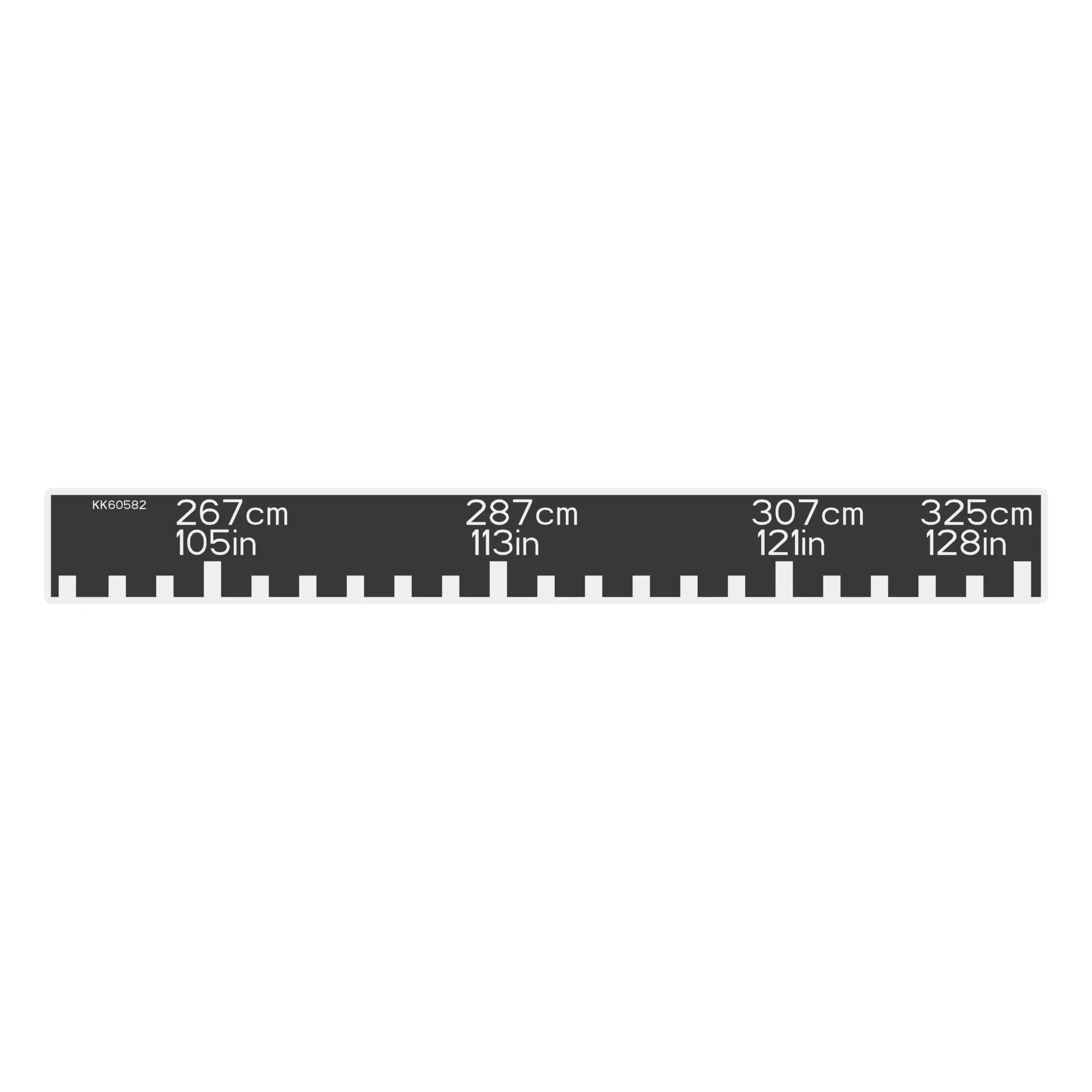 John Deere Tread Adjust Indicator Label - KK60582