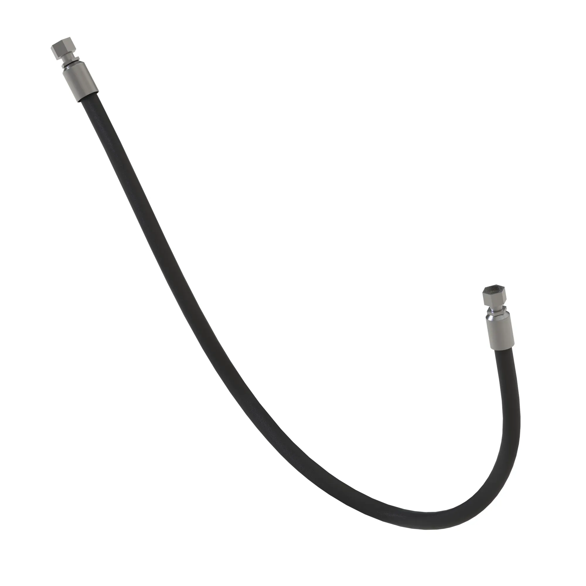 John Deere Hydraulic Hose with Straight End Fittings - AT542396