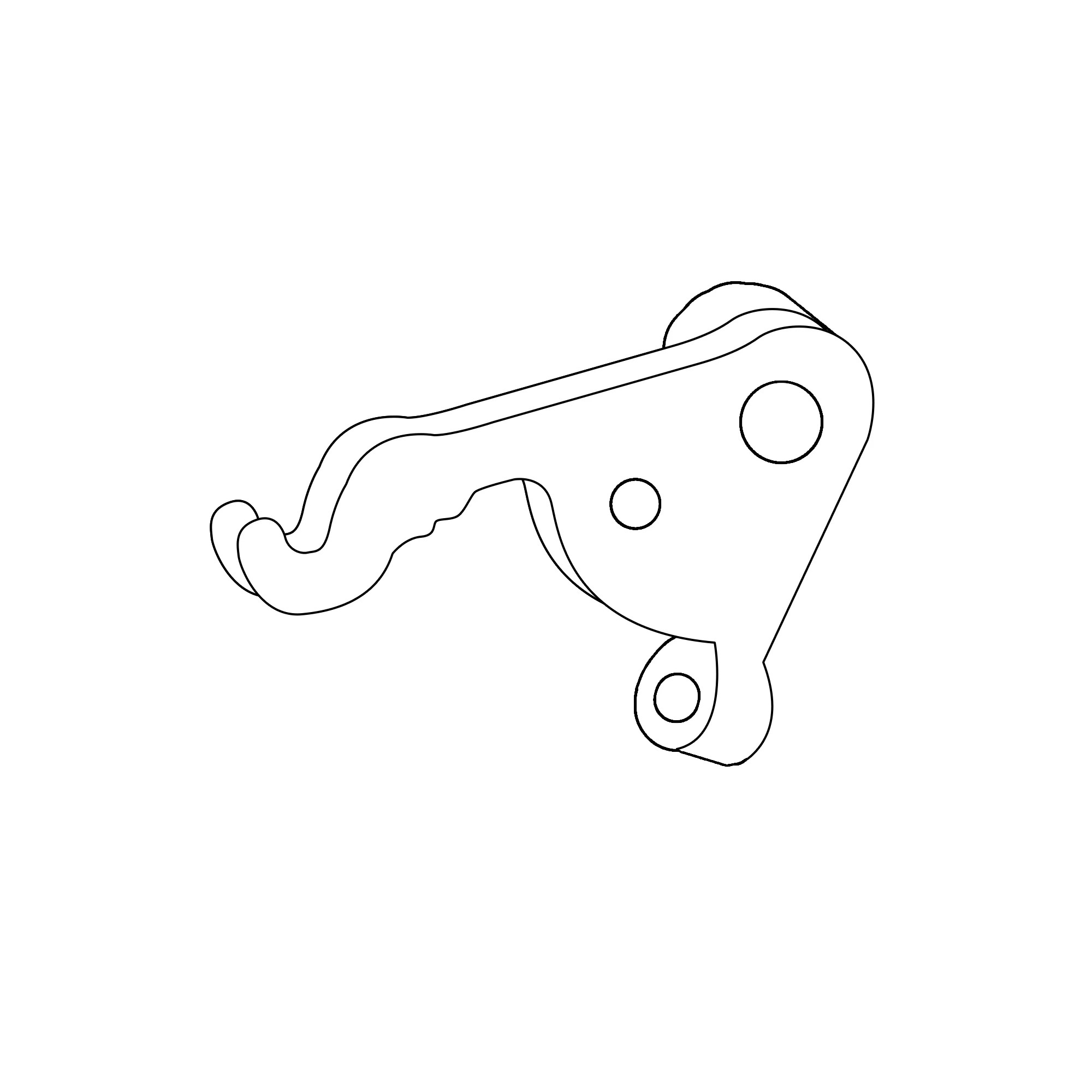 John Deere Clutch Pedal Arm - R51520