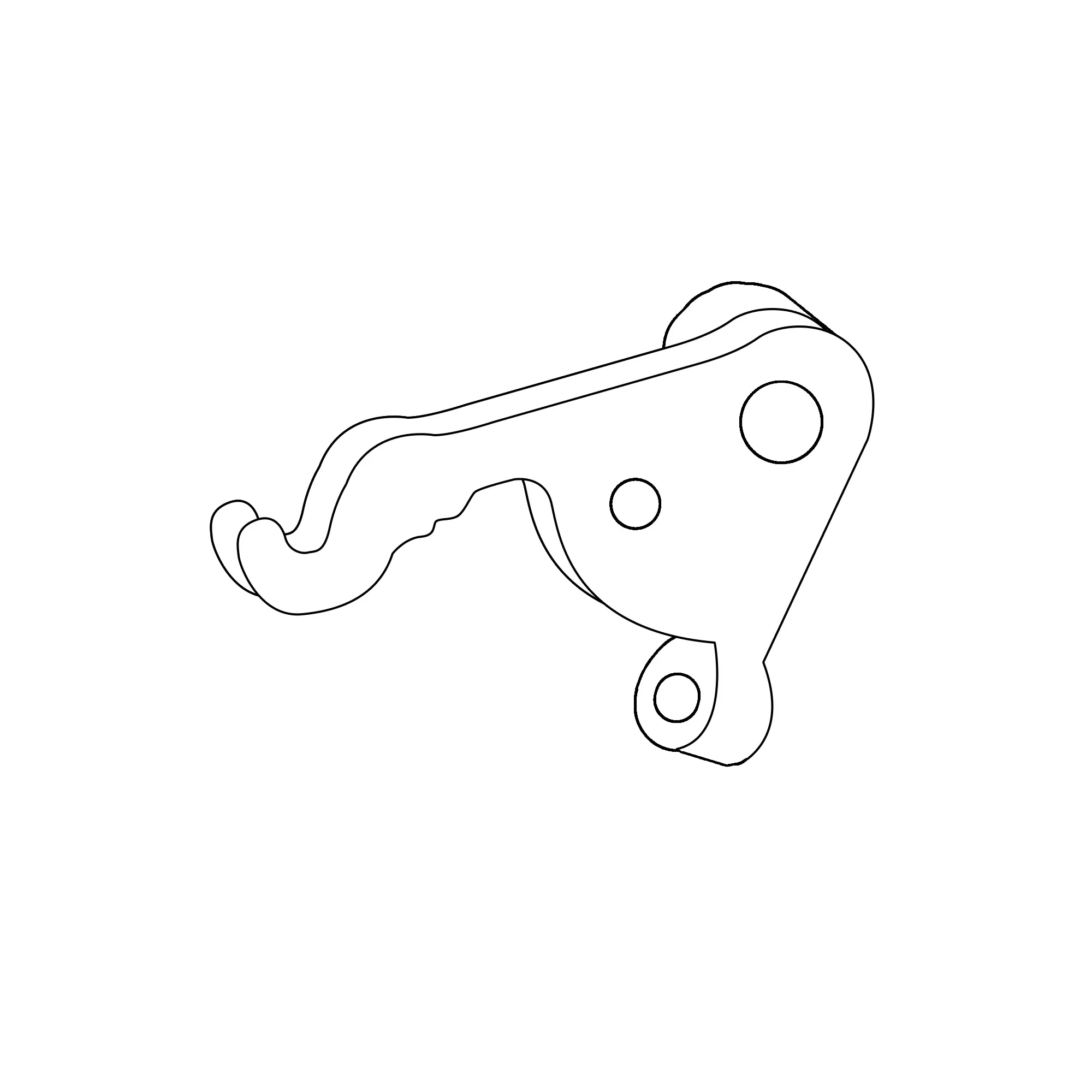 John Deere Clutch Pedal Arm - R51520