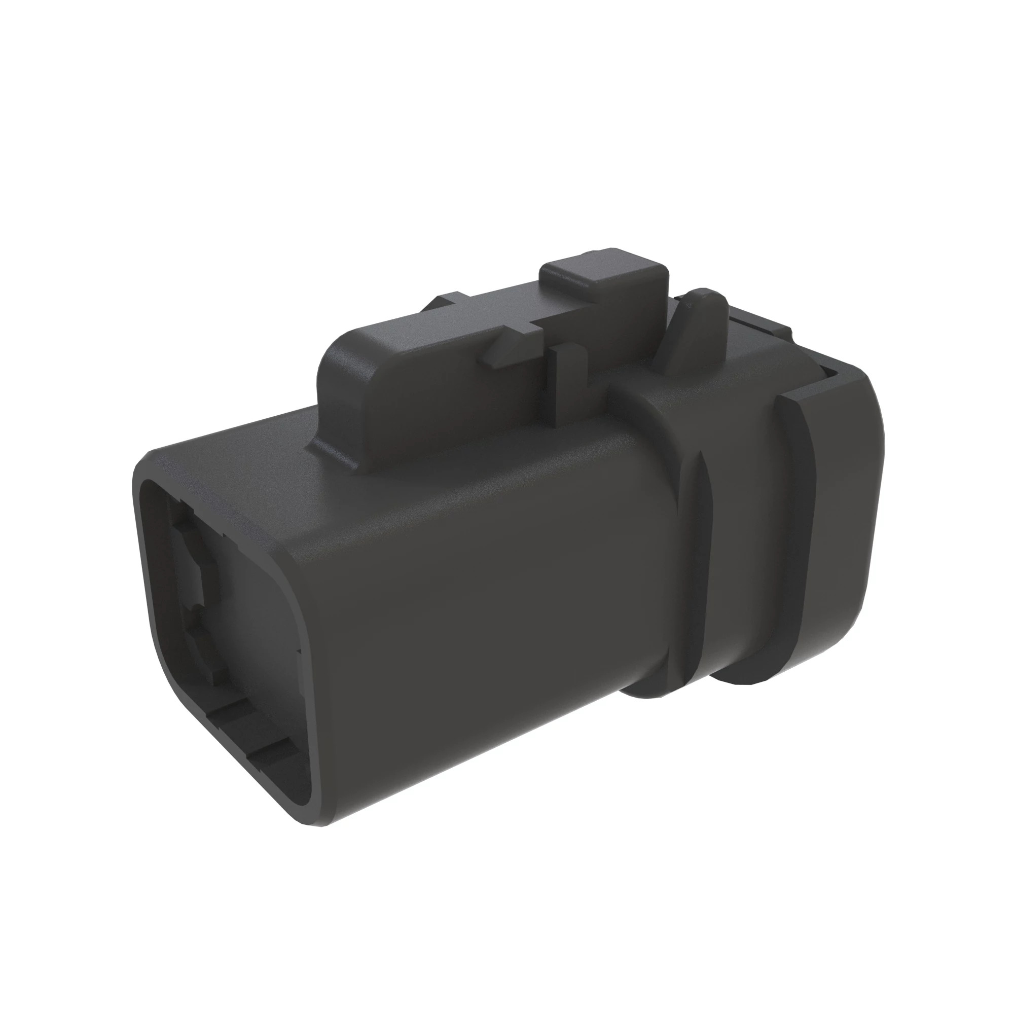 CONN DEUTSCH DTP 4W FS GRY PLSTC
