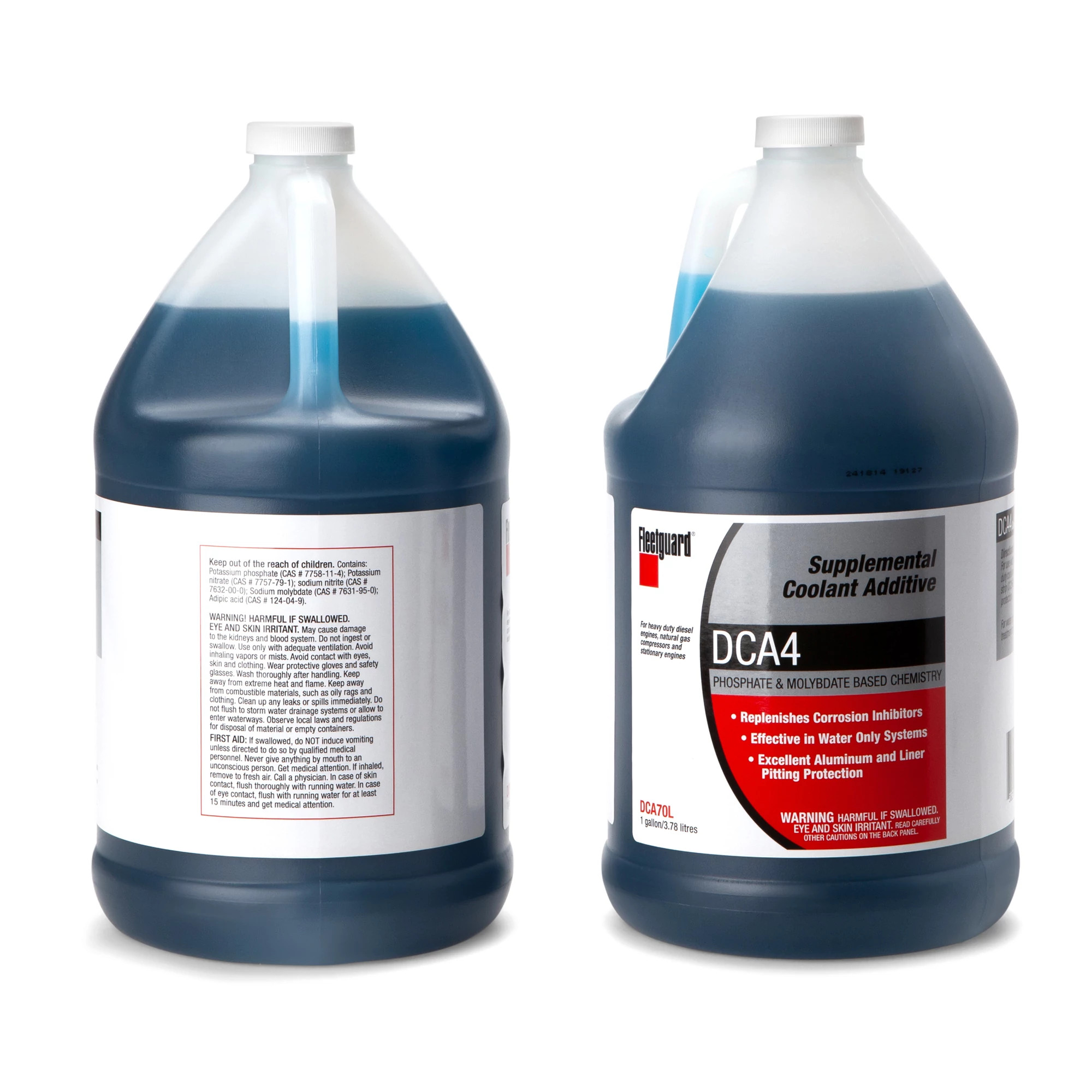 Fleetguard® Engine Coolant Additive, DCA4, 3.78 Liter (1 Gallon) - PMDCA70L