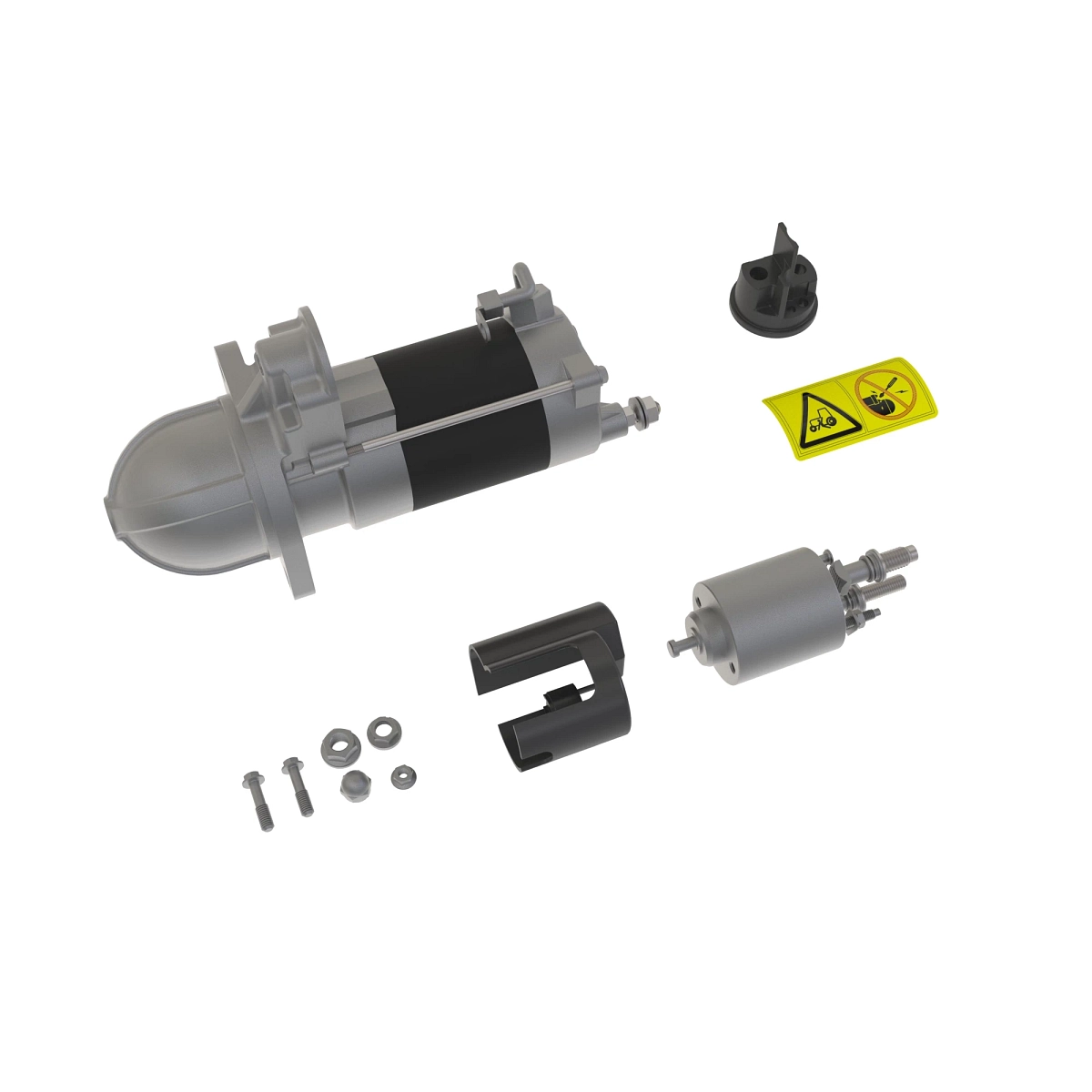 Starter Motor Kit, 12V 2.2KW L-Tvs