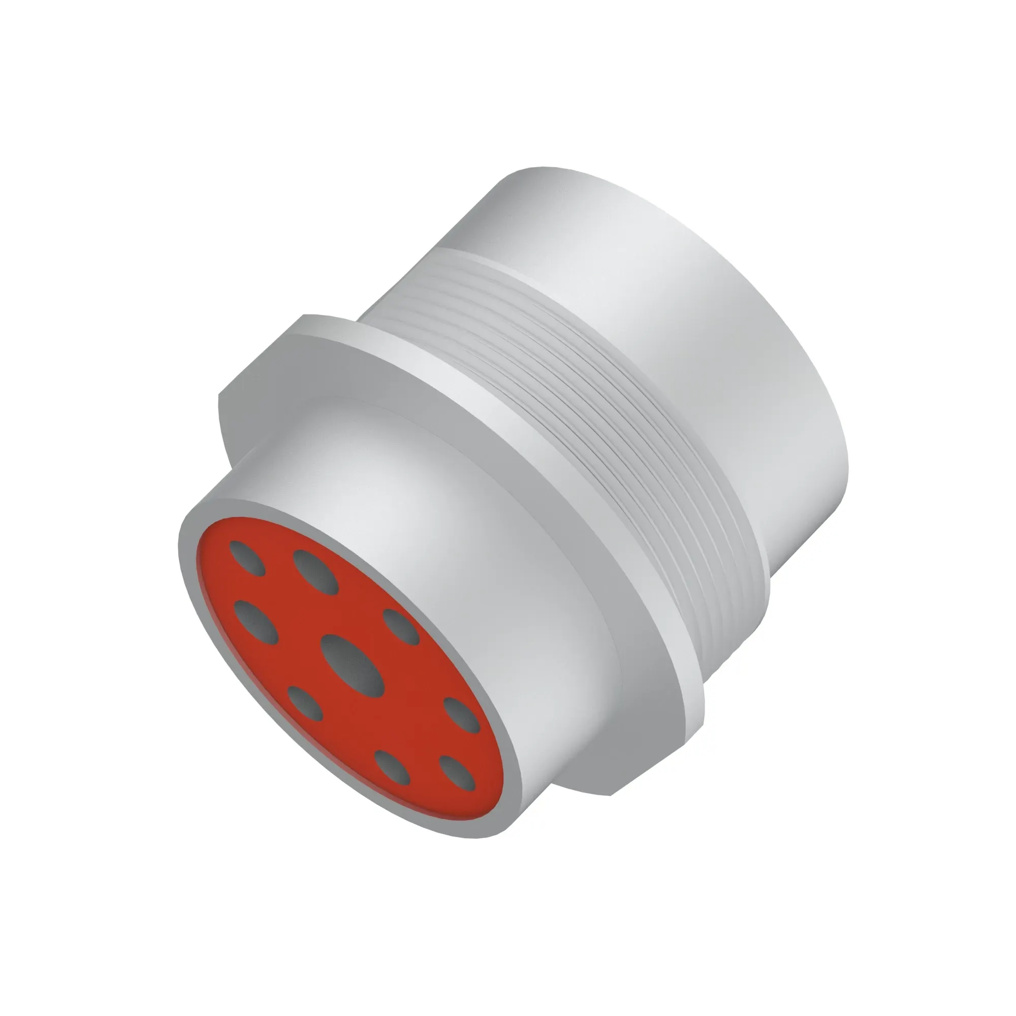 57M7651: Silver External Electrical Connector Terminal, 9 Cavities ...