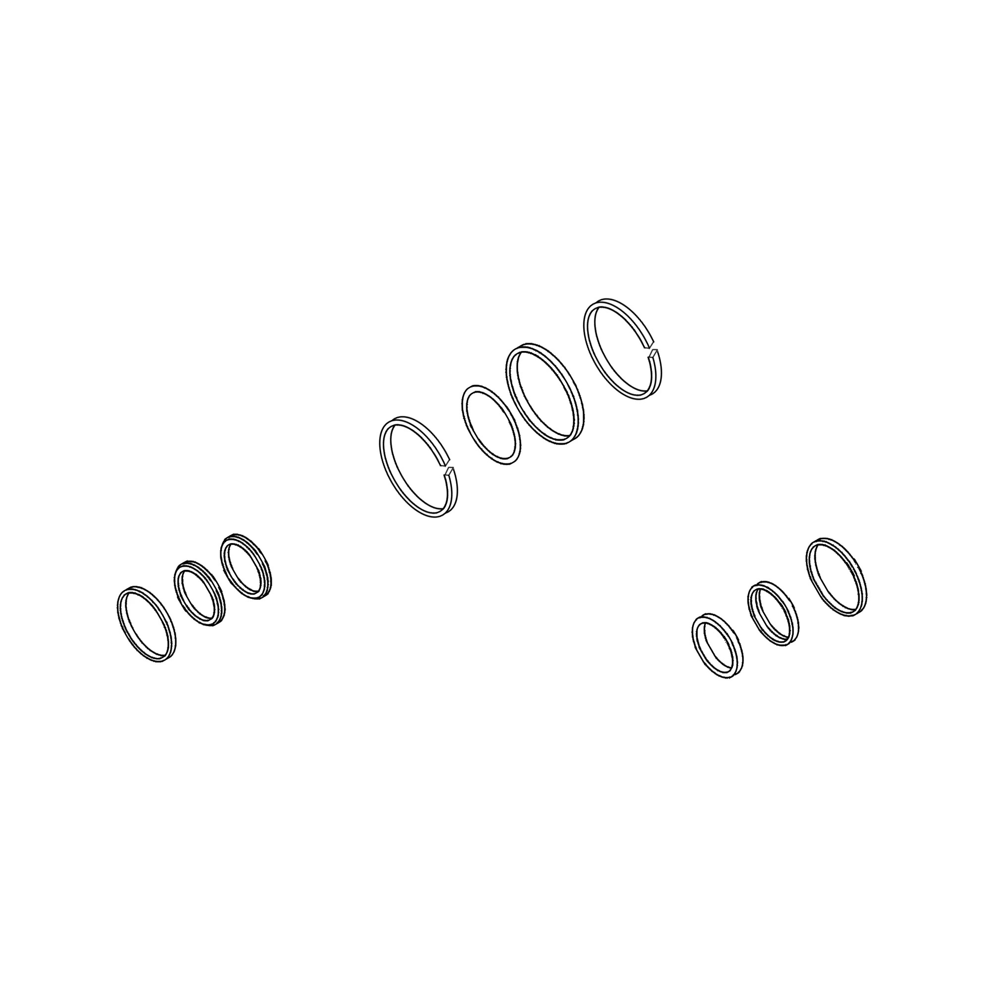 John Deere Hydraulic Cylinder Seal Kit - AT301907