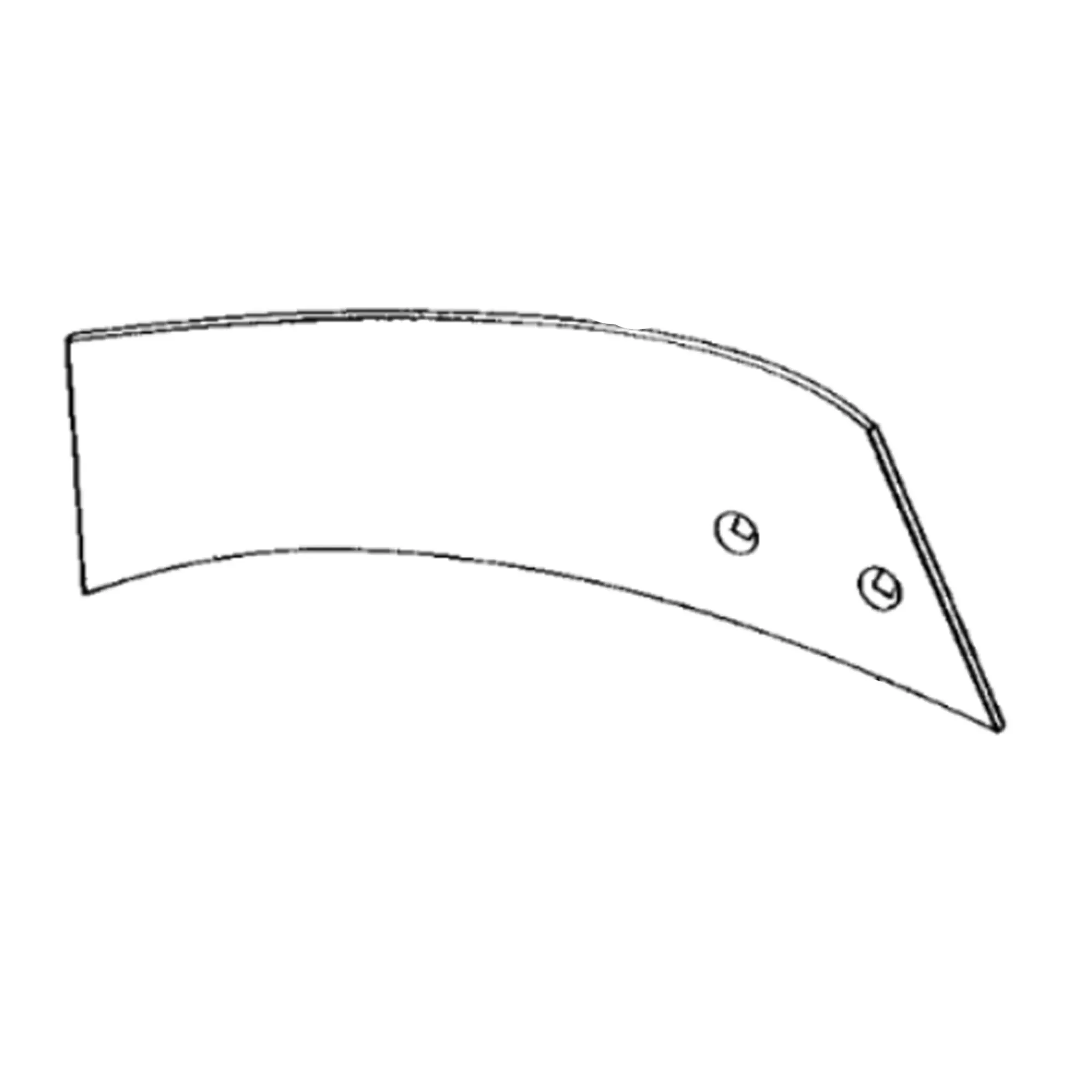 John Deere Trash Board, Left Side - A45380