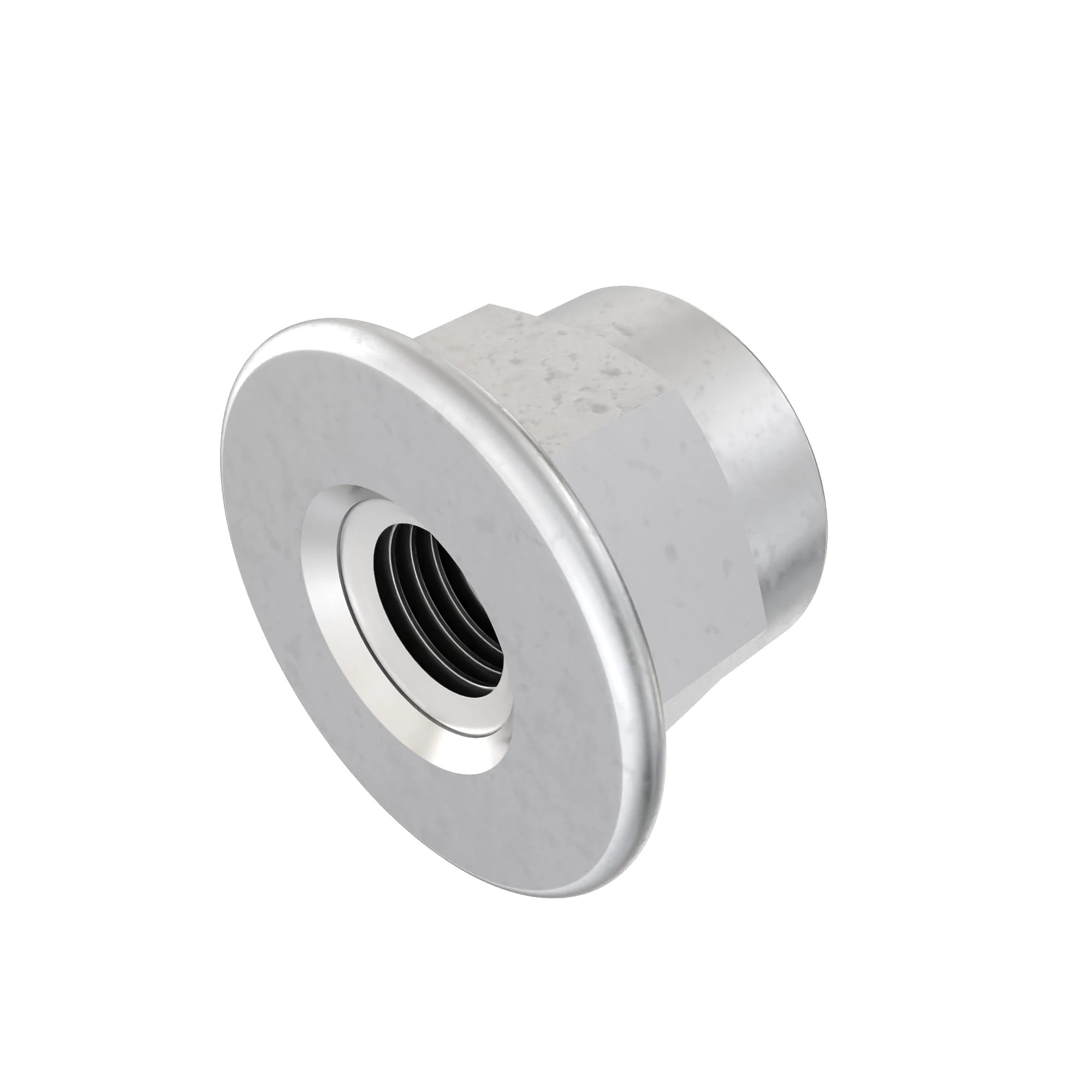 NUT, METRIC, HEX FL, SELF LOCKING