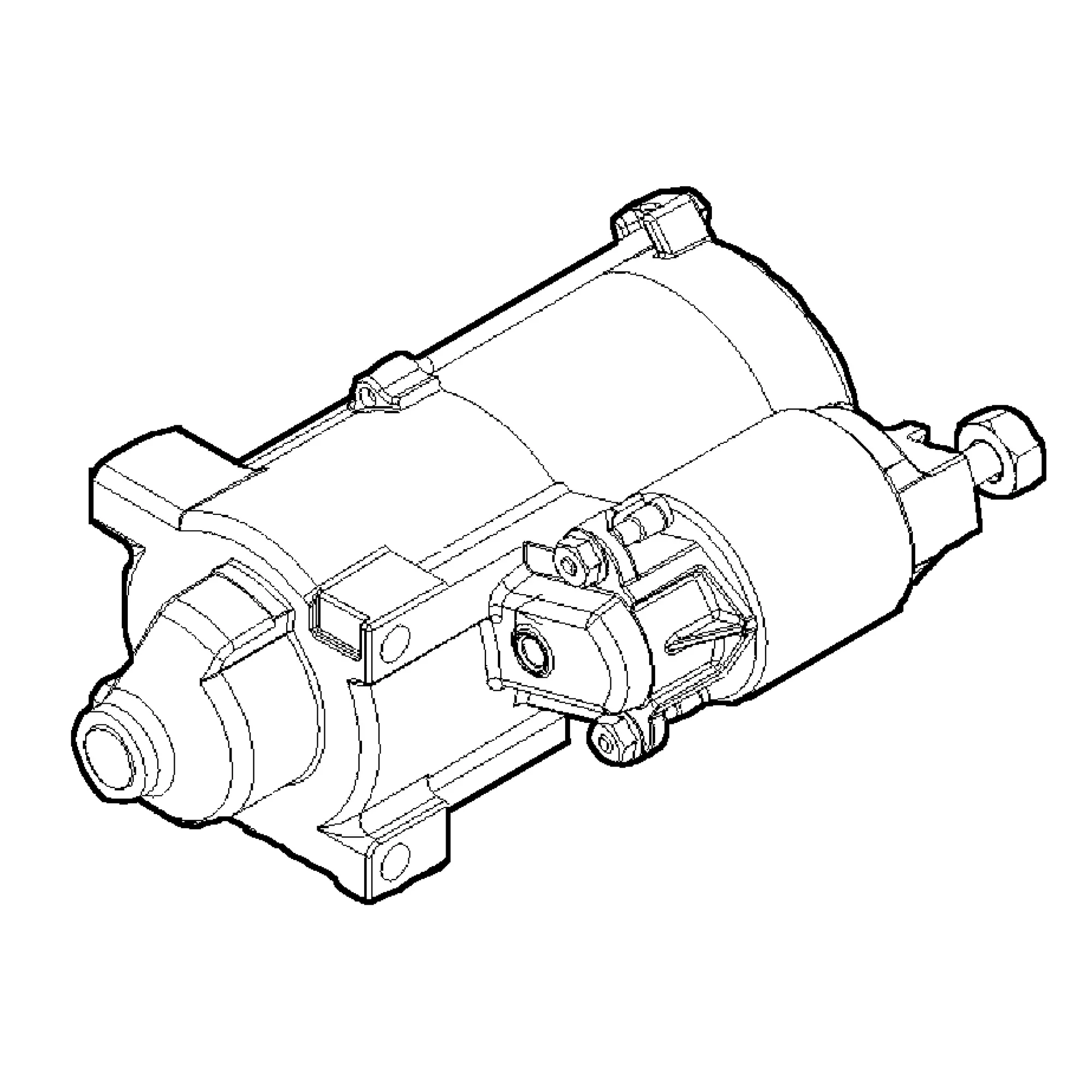 John Deere Starter Motor - AUC14731